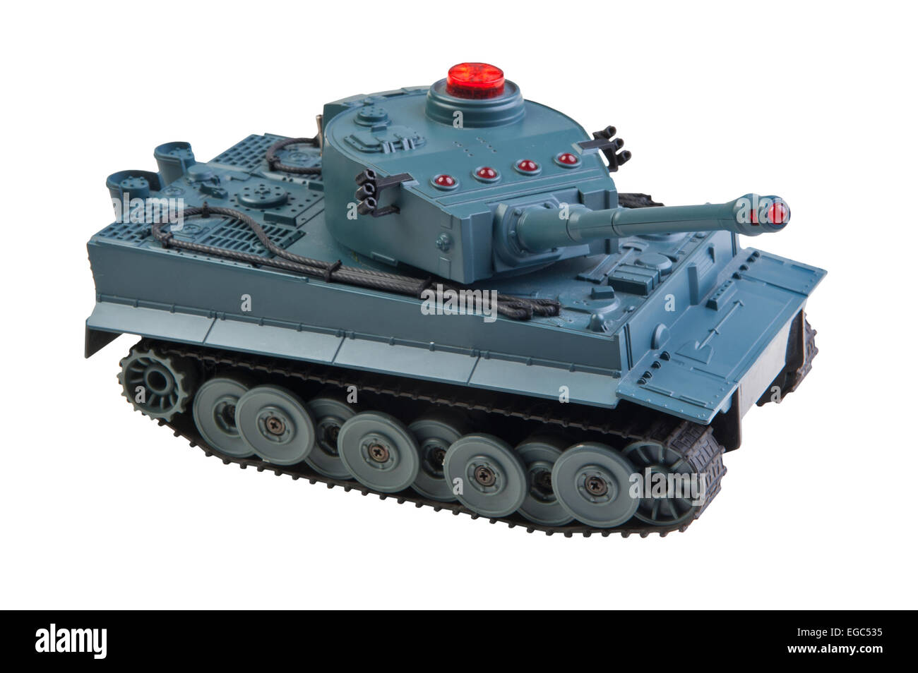 Objet isolé sur blanc - réservoir de jouets Banque D'Images