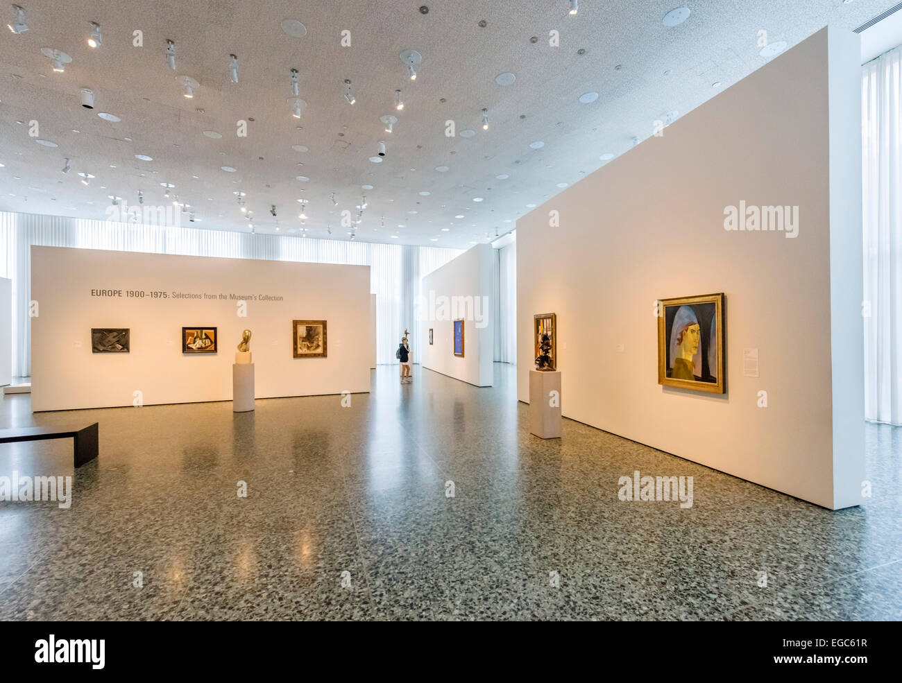 Intérieur de la Caroline Wiess Law, au Musée des beaux-Arts, Houston, Texas, USA Banque D'Images