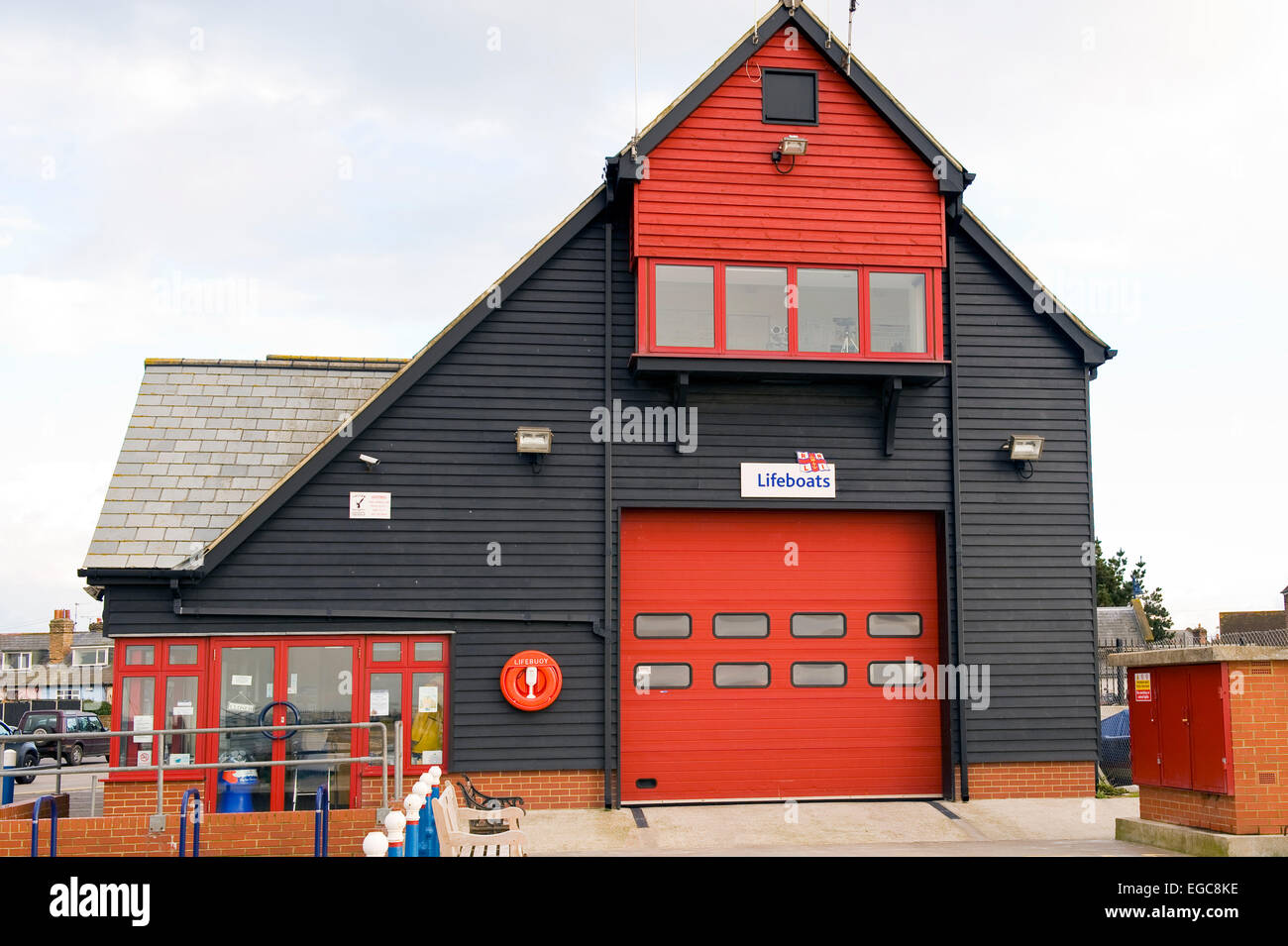 R N L I station de sauvetage à Whitstable Kent Banque D'Images