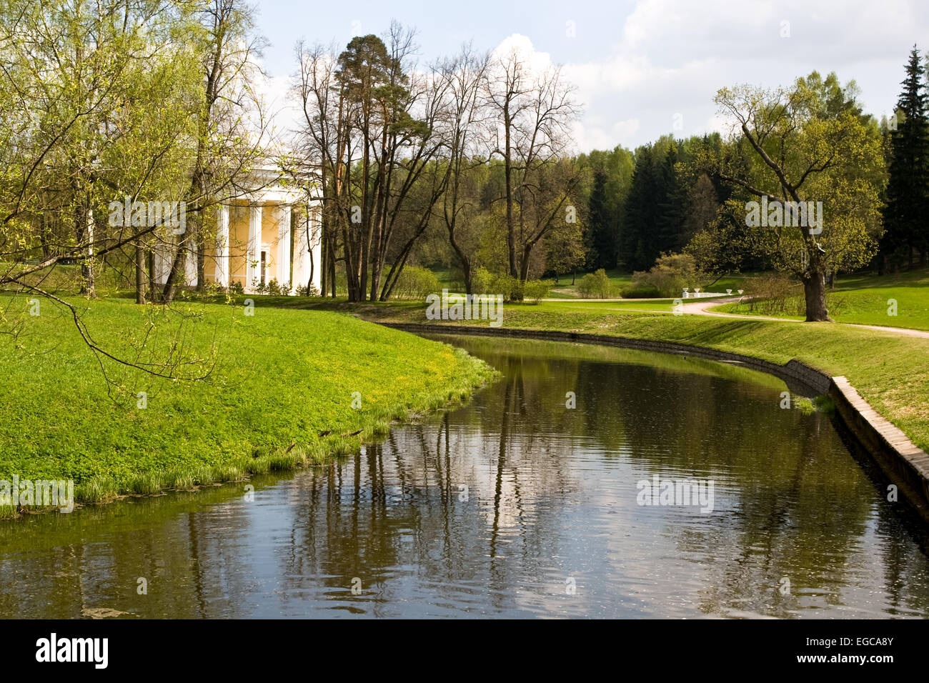 Musée-réserve national de l 'Pavlovsk' - une résidence d'été de l'empereur russe Paul Ier et sa famille. Parc Pavlovsk. Banque D'Images