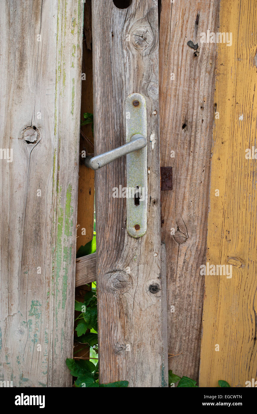 Vieille porte, centre historique, Baska, Krk, Croatie Banque D'Images