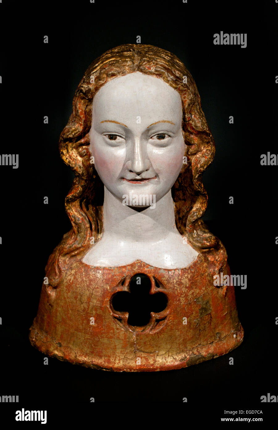Buste reliquaire de l'une de Saint Ursula's Virgins1325-1350 Cologne au moyen âge médiéval Allemand Allemagne Rijksmuseum Amsterdam Banque D'Images