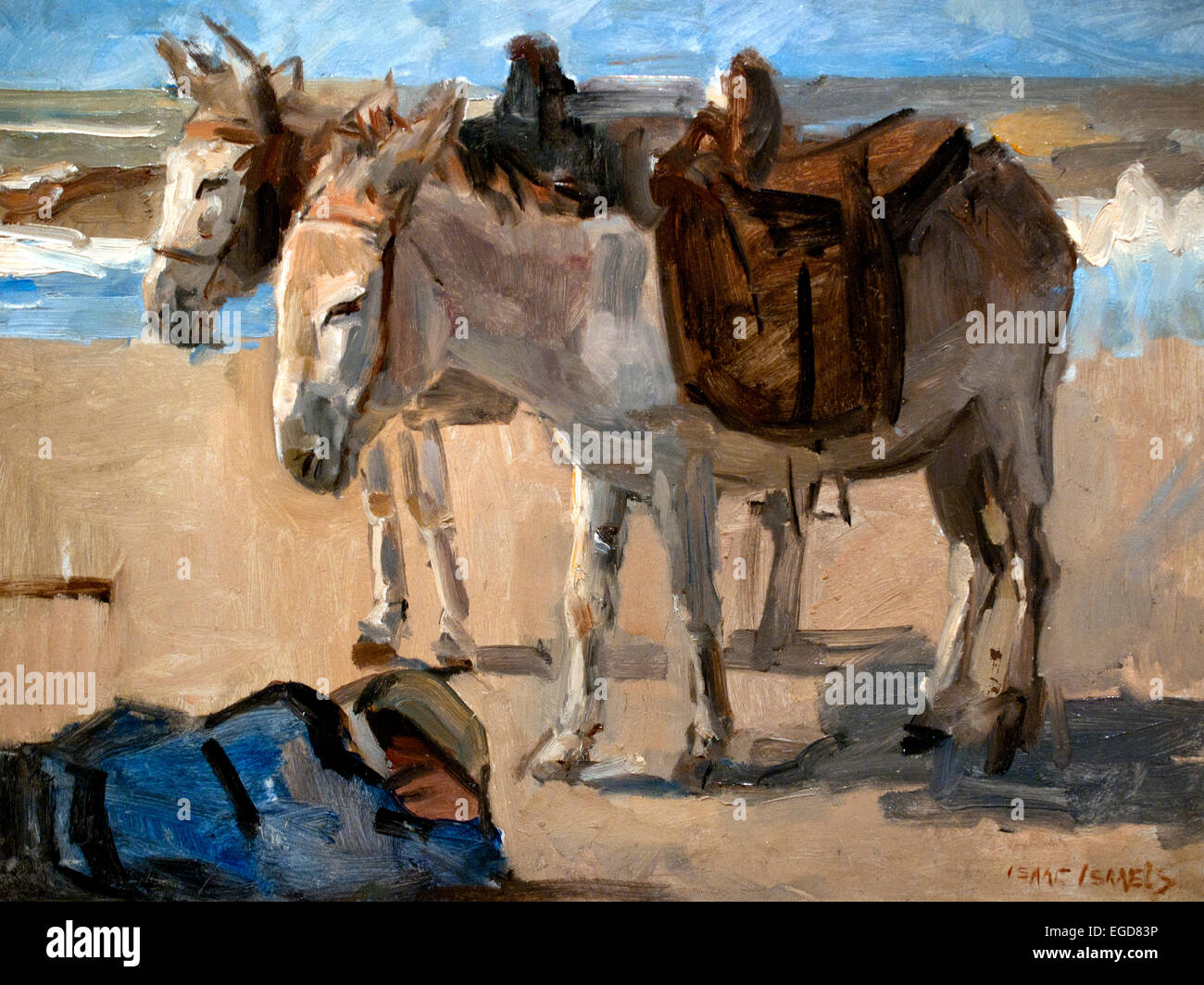 Deux âne 1898 Theo van Doesburg 1865 - 1934 Pays-Bas Néerlandais Banque D'Images