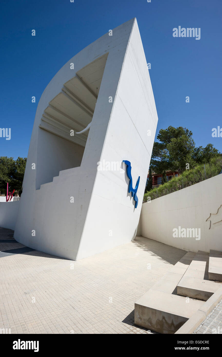 Studio Weil de l'architecte Daniel Libeskind, Port d'Andratx, Majorque, Espagne Banque D'Images