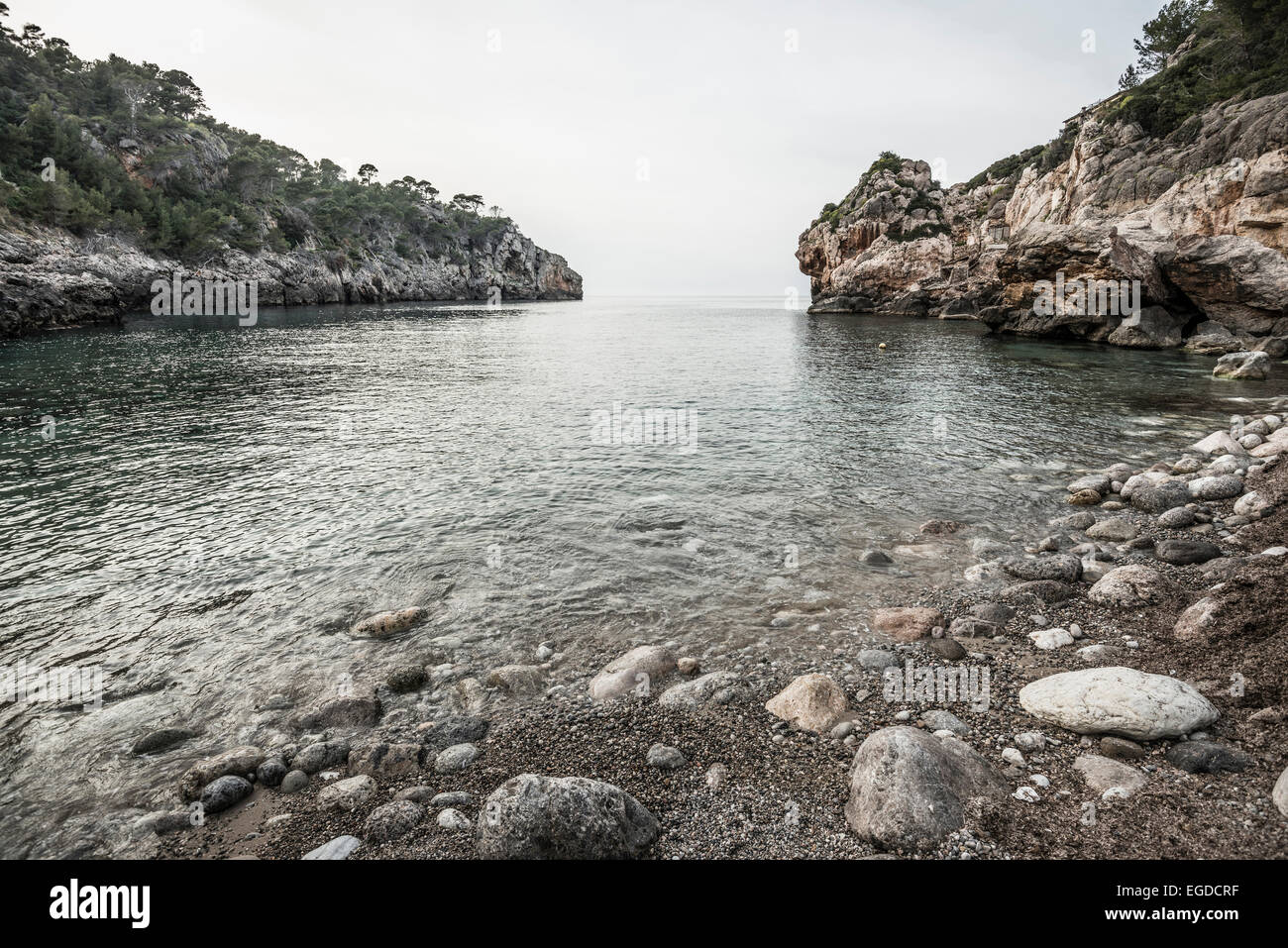 Cala de Deià, Deià, Majorque, Espagne Banque D'Images