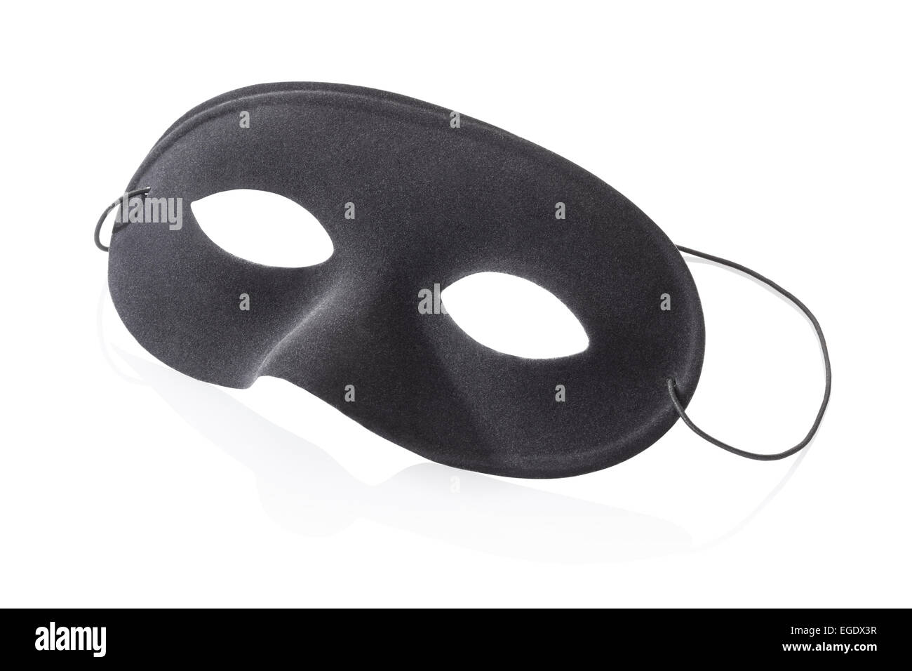 Masque noir carnaval Banque D'Images