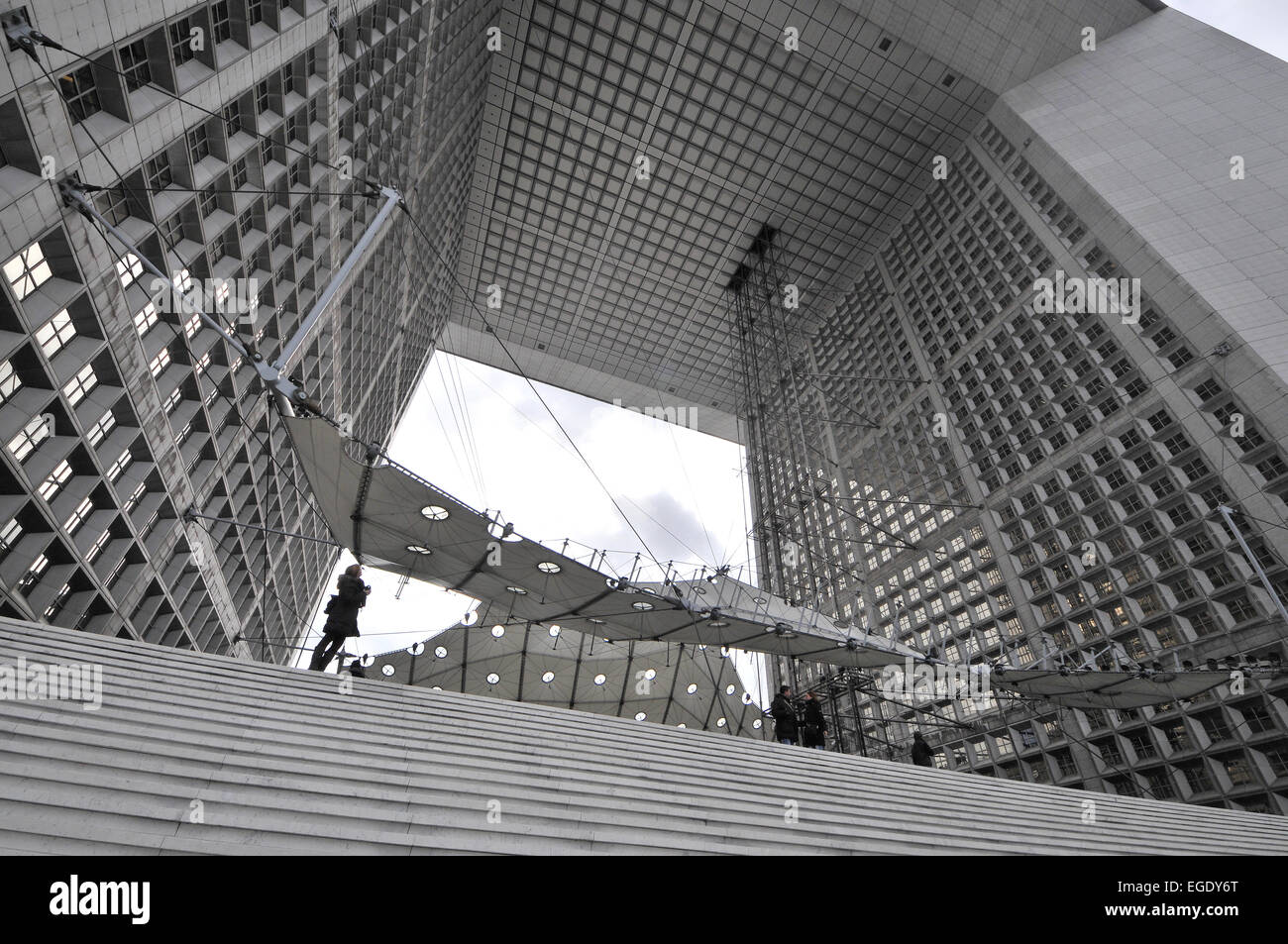 Grande Arche de la Défense, Paris, France Banque D'Images