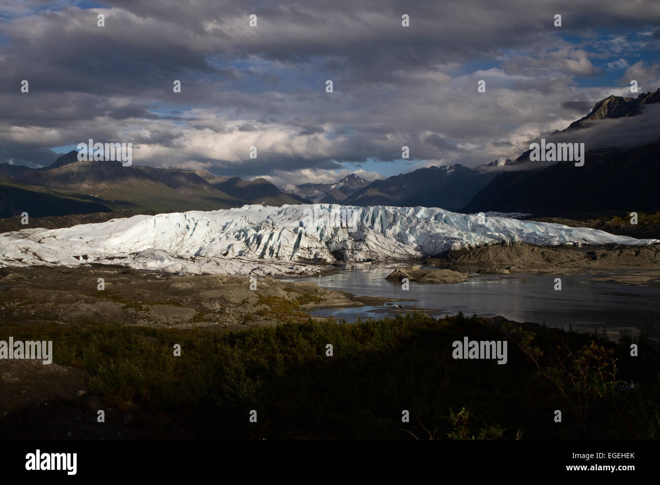 Matanuska Glacier, Alaska Banque D'Images