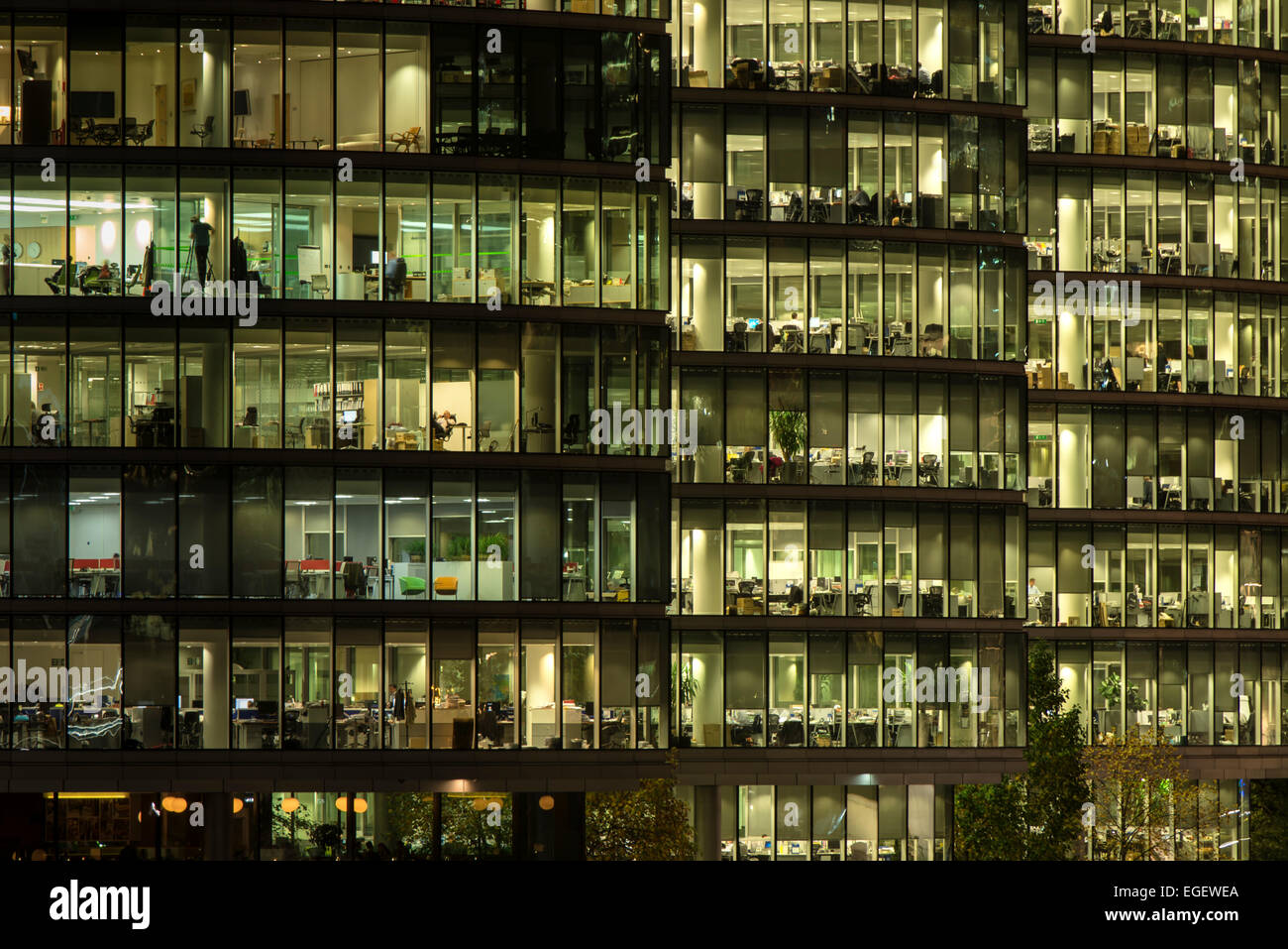 Close up of plus d'immeubles de bureaux à Londres à Londres. Banque D'Images