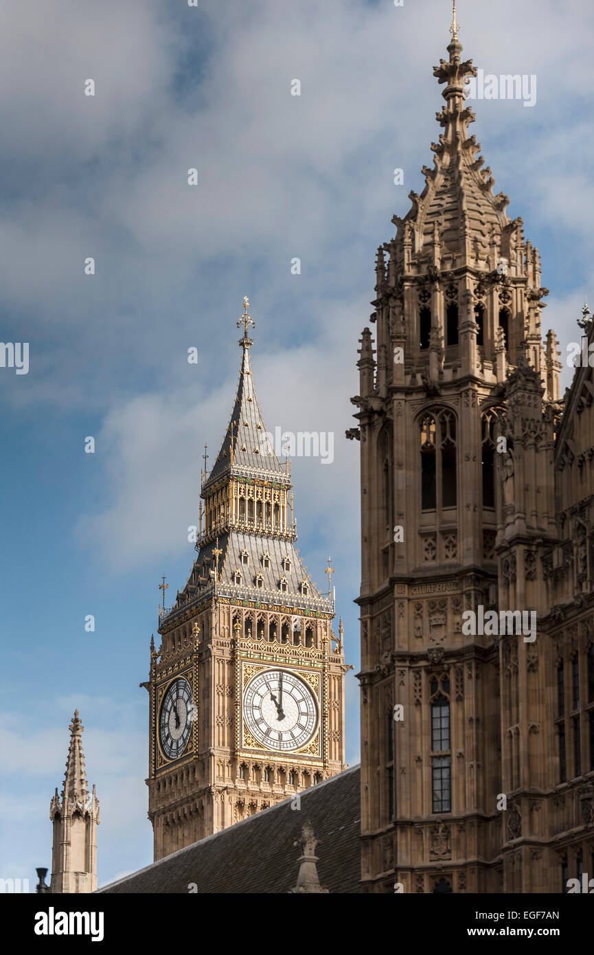Big Ben à Londres. Banque D'Images