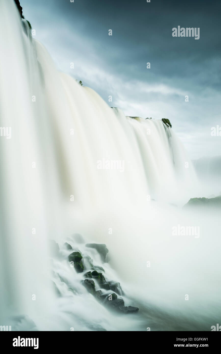 Garganta do Diablo, Foz do Iguaçu, Parque Nacional do Iguaçu, Brésil Banque D'Images