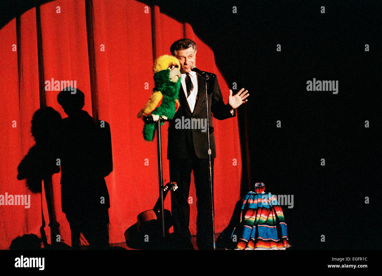 LAS VEGAS, NV - 10 novembre - Les artistes interprètes ou exécutants sur scène à l'Aladdin Hotel de Las Vegas, Nevada, le 10 novembre 1997. Banque D'Images