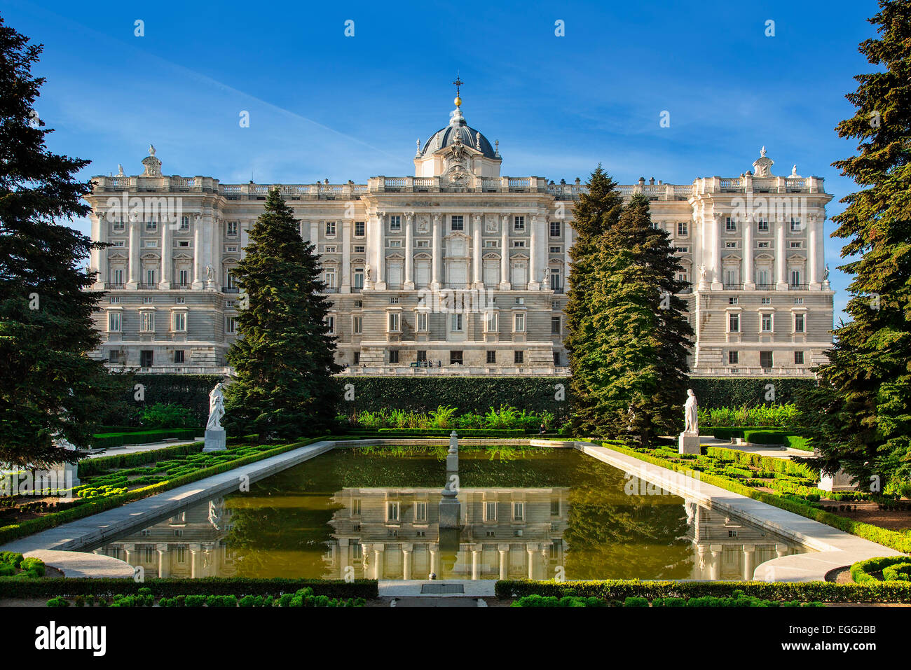Madrid, Palais Royal (Palacio real) Banque D'Images