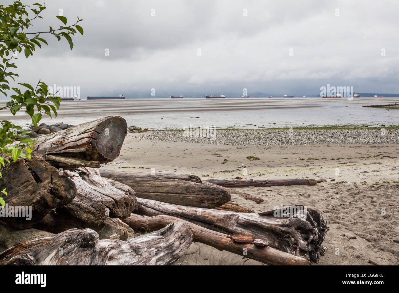 Les banques espagnoles beach Banque D'Images