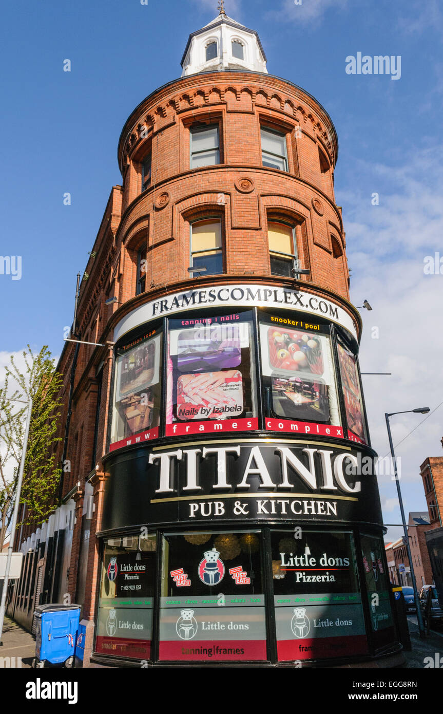 Titanic Pub and Kitchen, Belfast, anciennement Frames Banque D'Images
