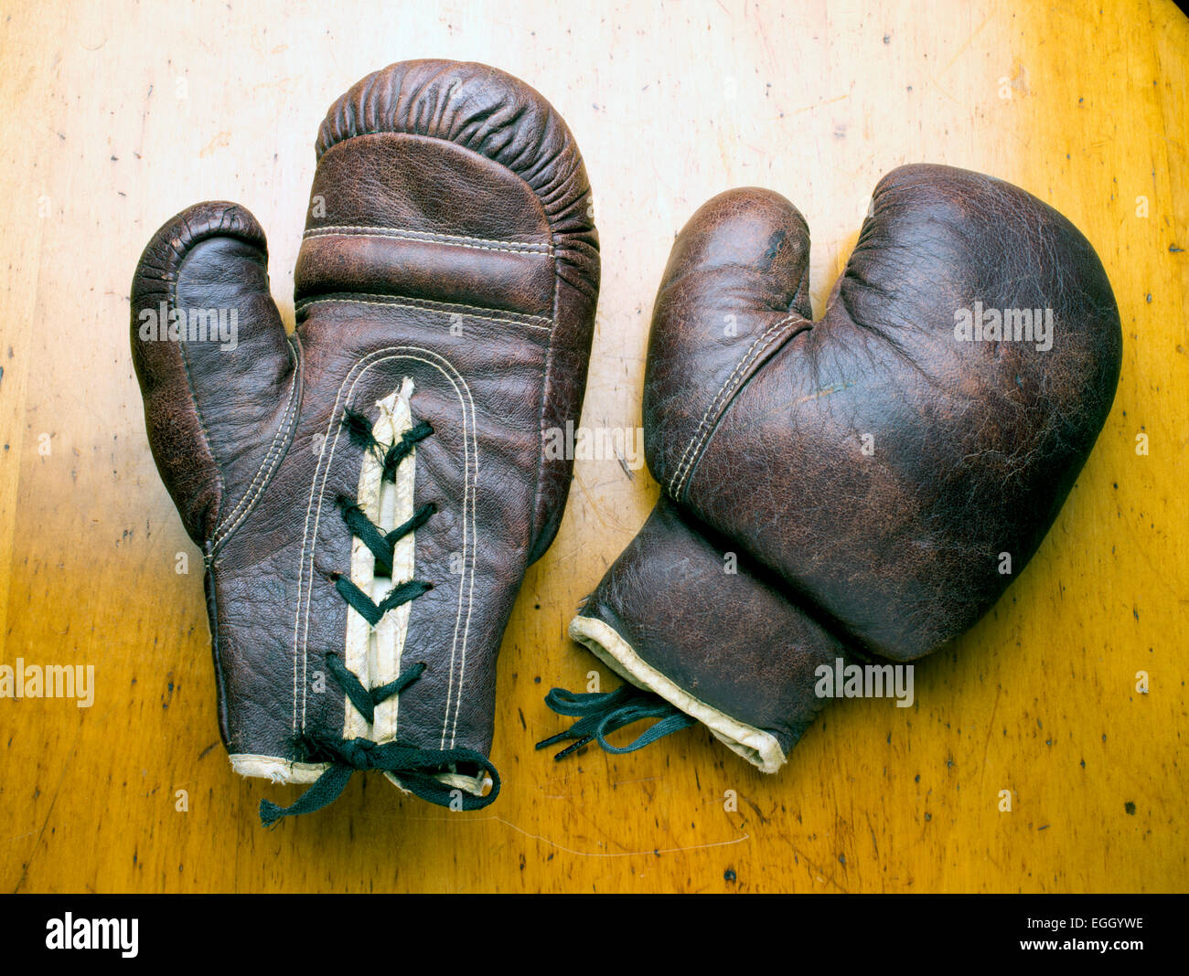 gants de boxe Banque D'Images
