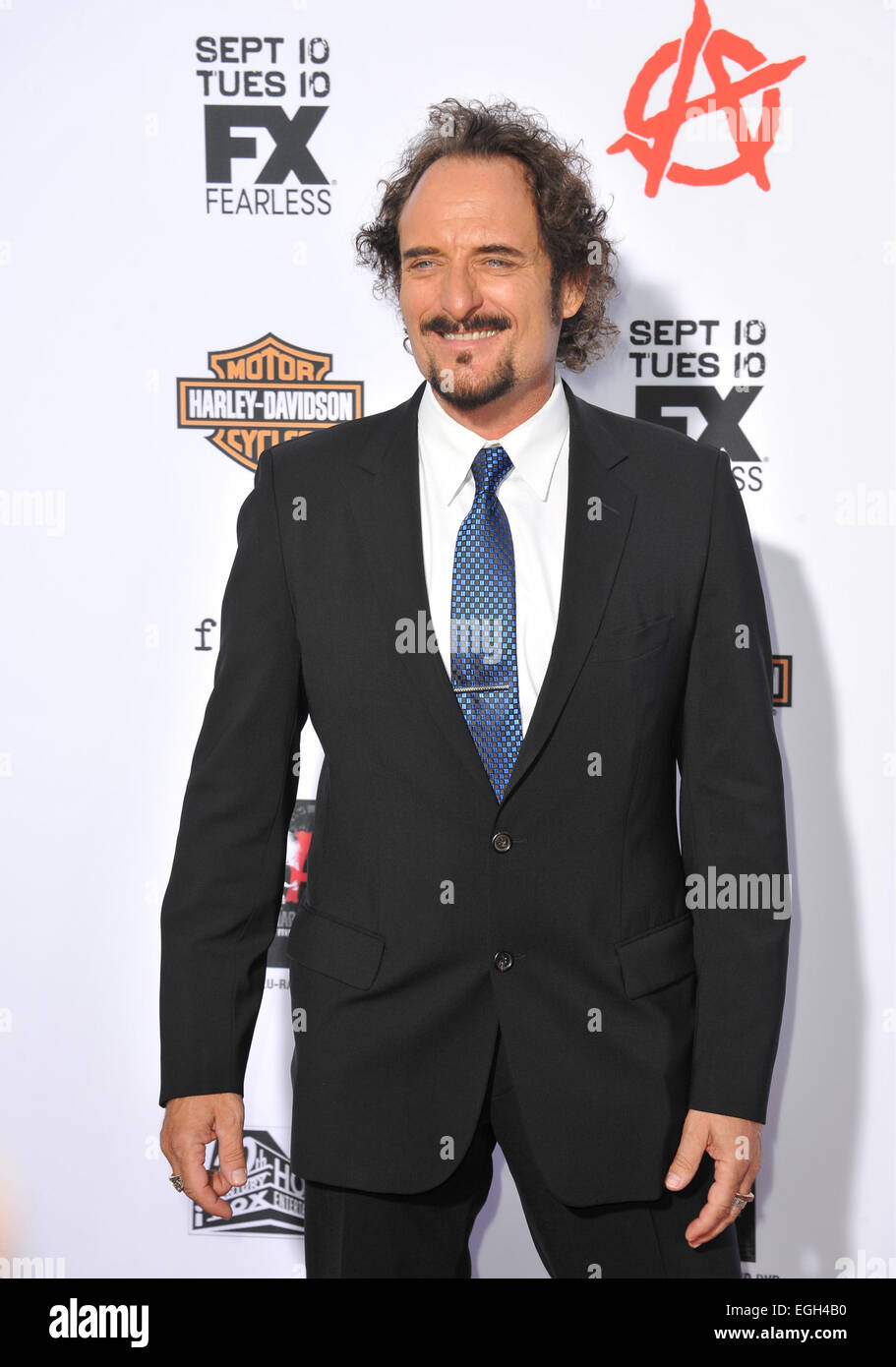 LOS ANGELES, CA - 7 septembre 2013 : Kim Coates à la saison 6 premiere de 'Sons of Anarchy' au Kodak Theater, Hollywood. Banque D'Images