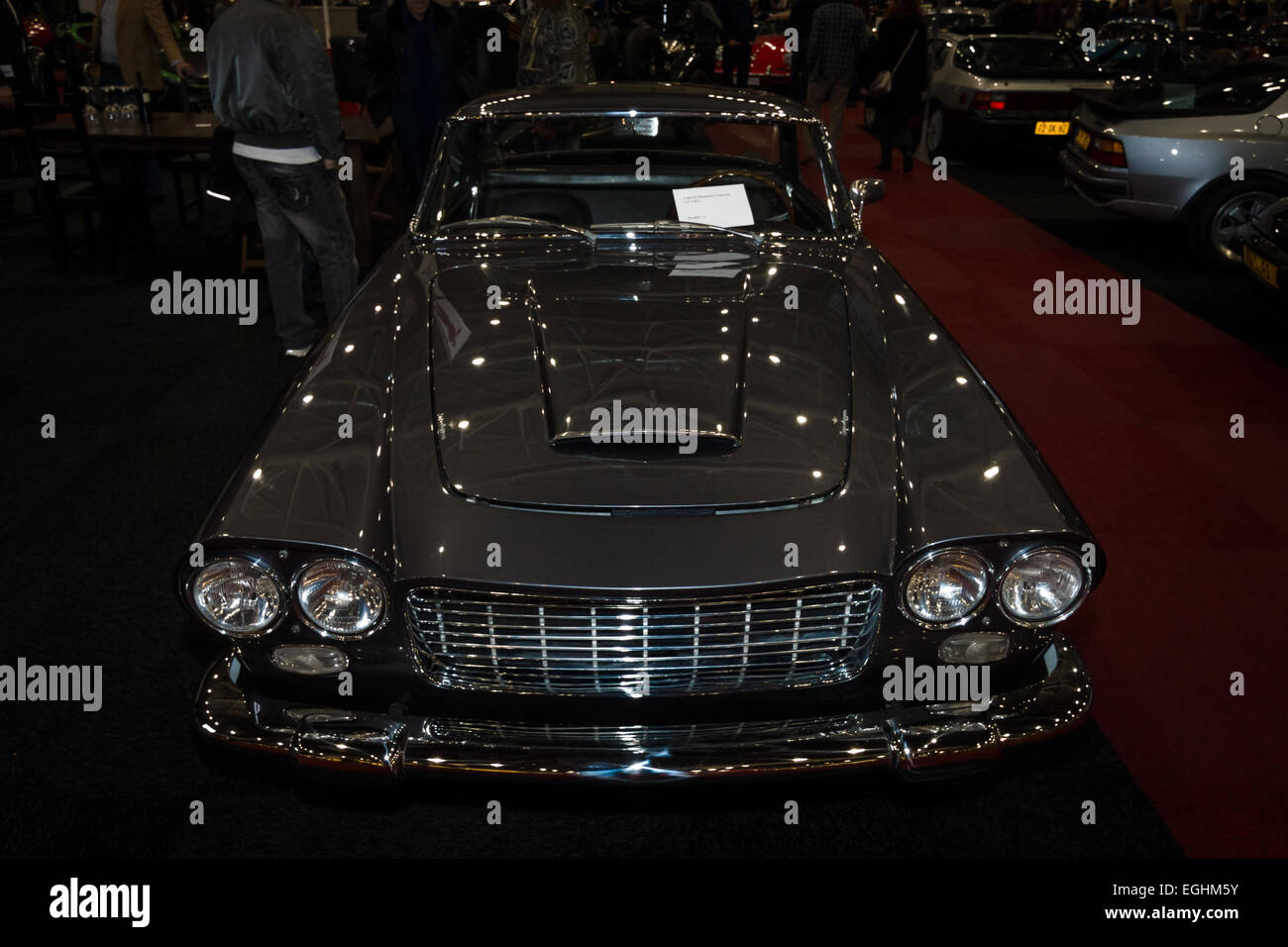 Voiture de luxe Lancia Flaminia GTL par Carrozzeria Touring. Banque D'Images