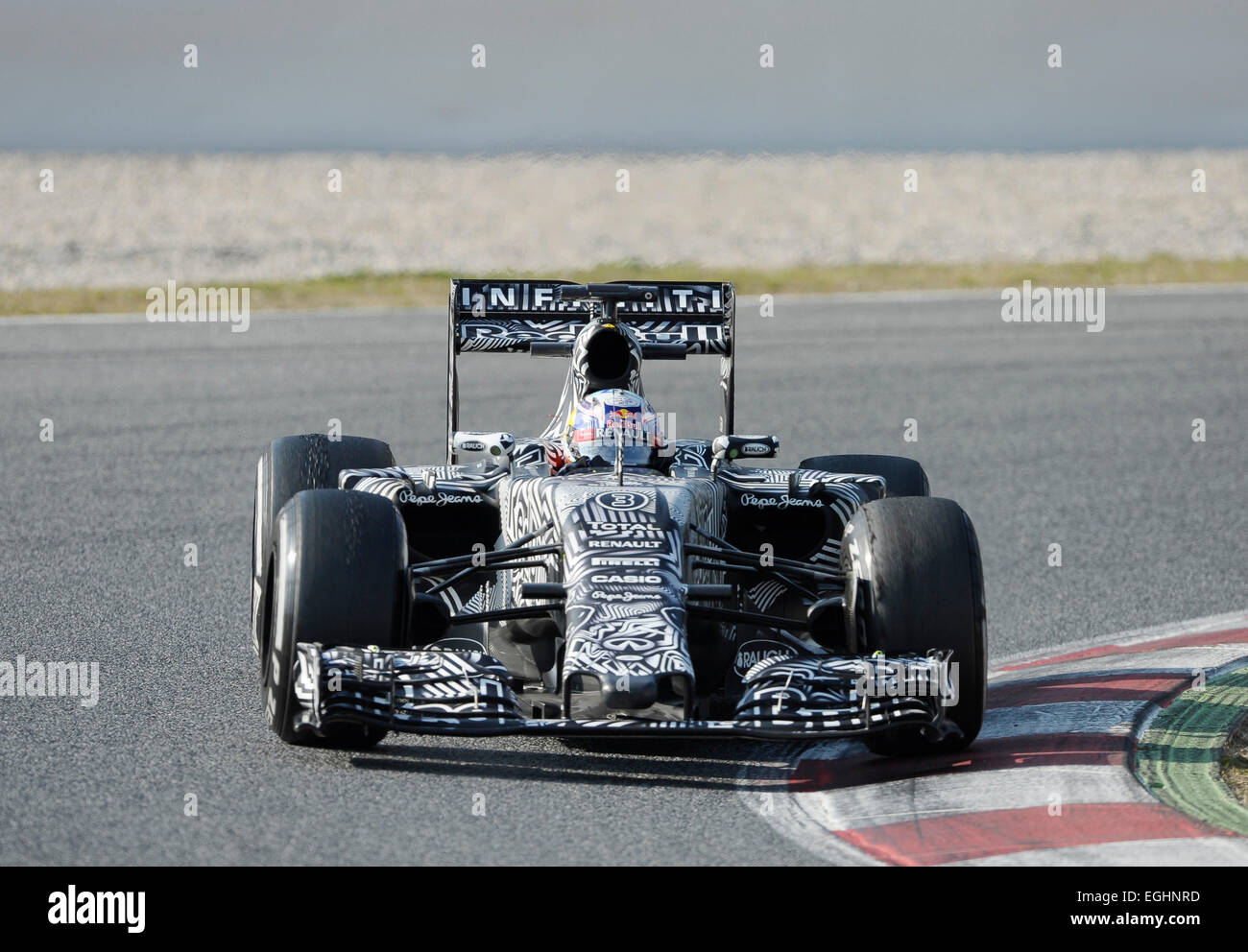 Circuit de Montmelo près de Barcelone, Espagne 19.-22,2.15, Tests de Formule 1 - Daniel Ricciardo (AUS), Red Bull RB11 Banque D'Images