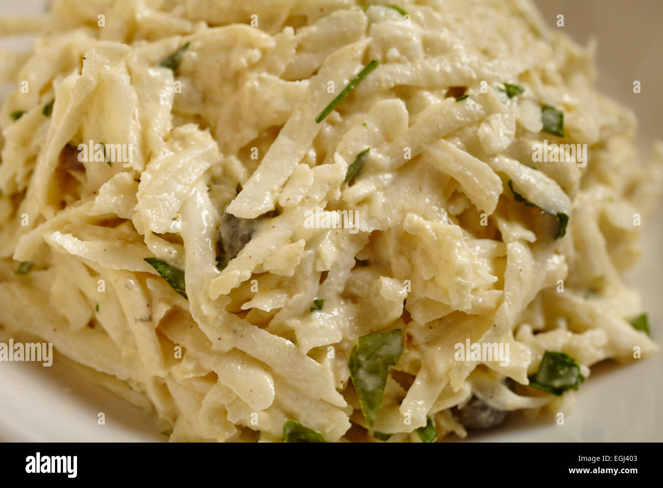 Salade de céleri français - céleri-rave rémoulade Banque D'Images