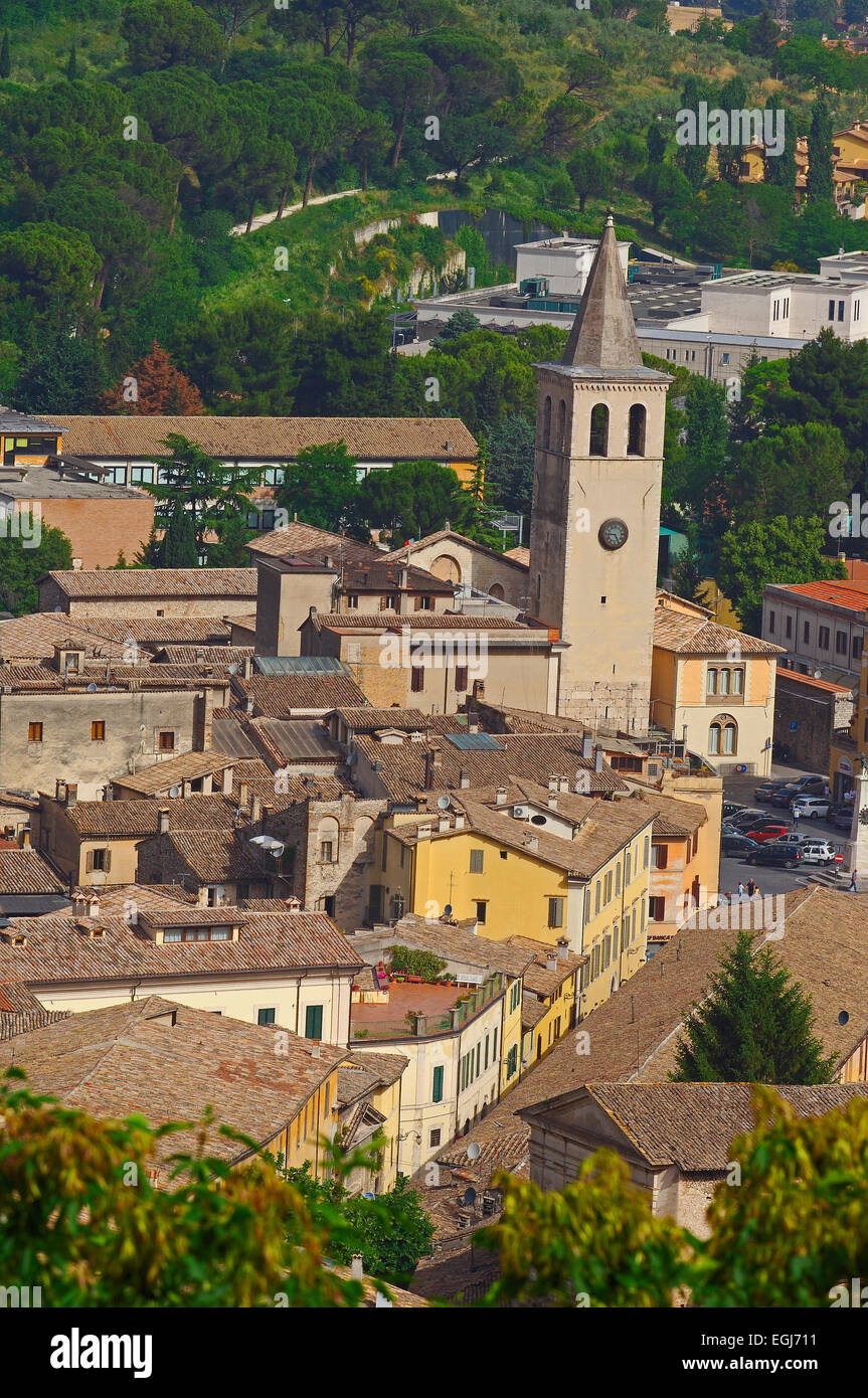 Spoleto, Perugia, Ombrie, Italie Province Banque D'Images