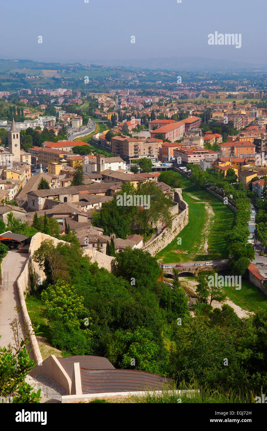 Spoleto, Perugia, Ombrie, Italie Province Banque D'Images
