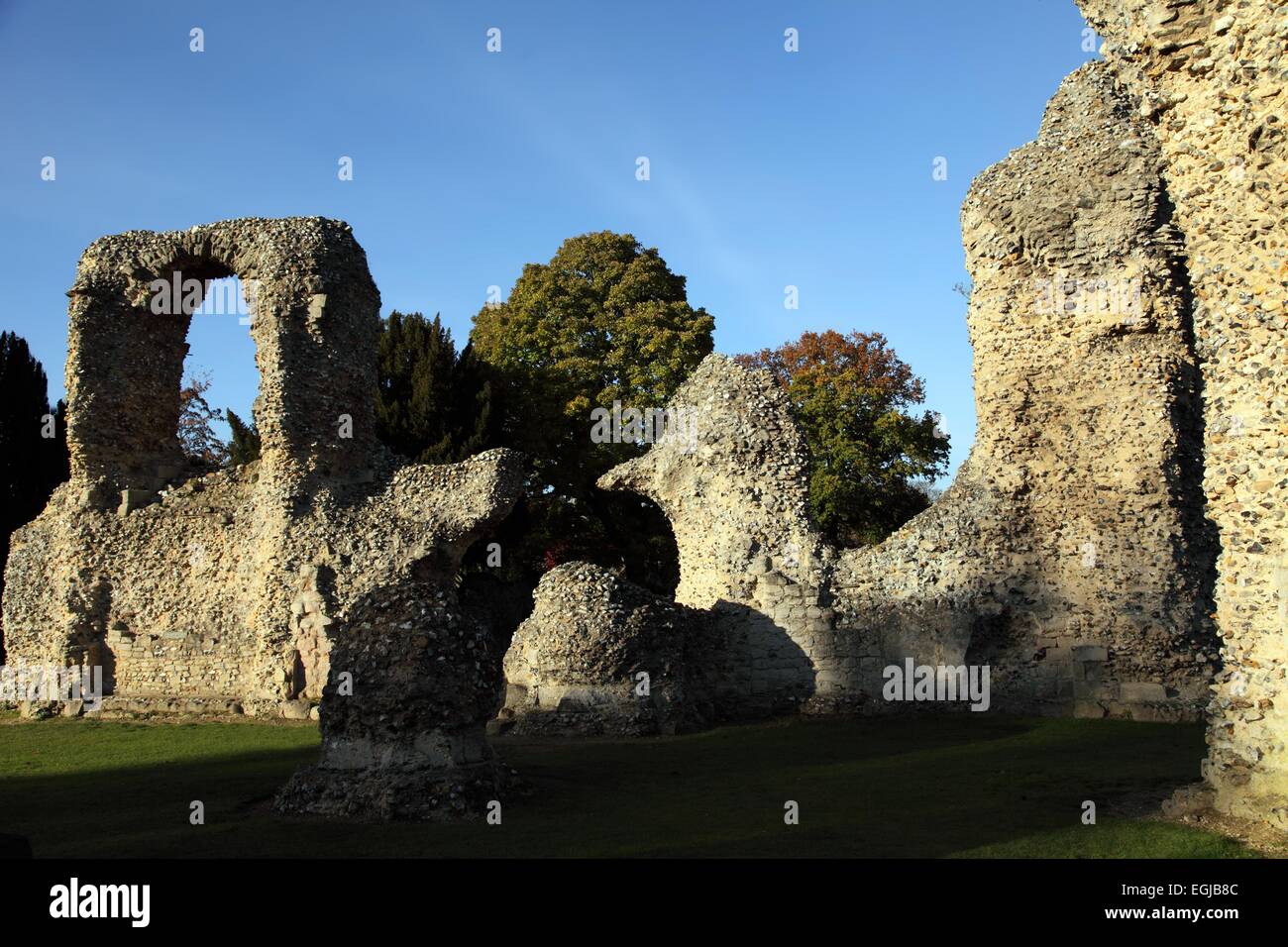 Ruines de l'ancienne abbaye de Bury St Edmunds, Suffolk, UK Banque D'Images Ruines de l'ancienne abbaye de Bury St Edmunds, Suffolk, UK Banque D'Images