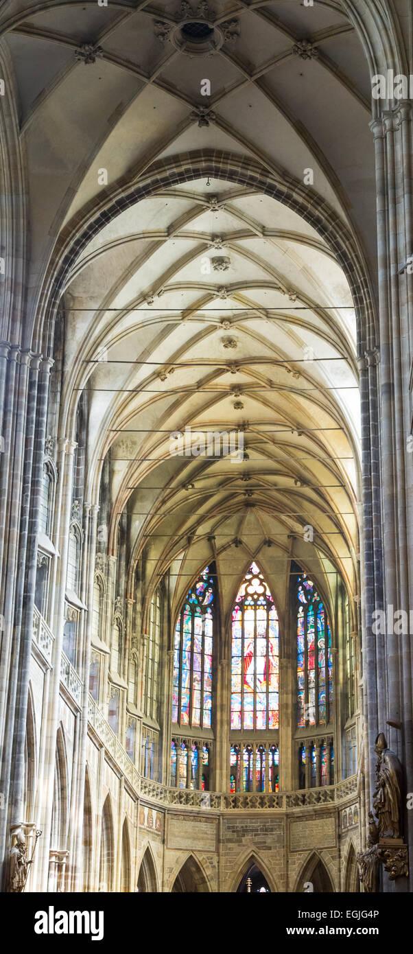 Pierre et Paul, cathédrale de Prague République Tchèque Banque D'Images