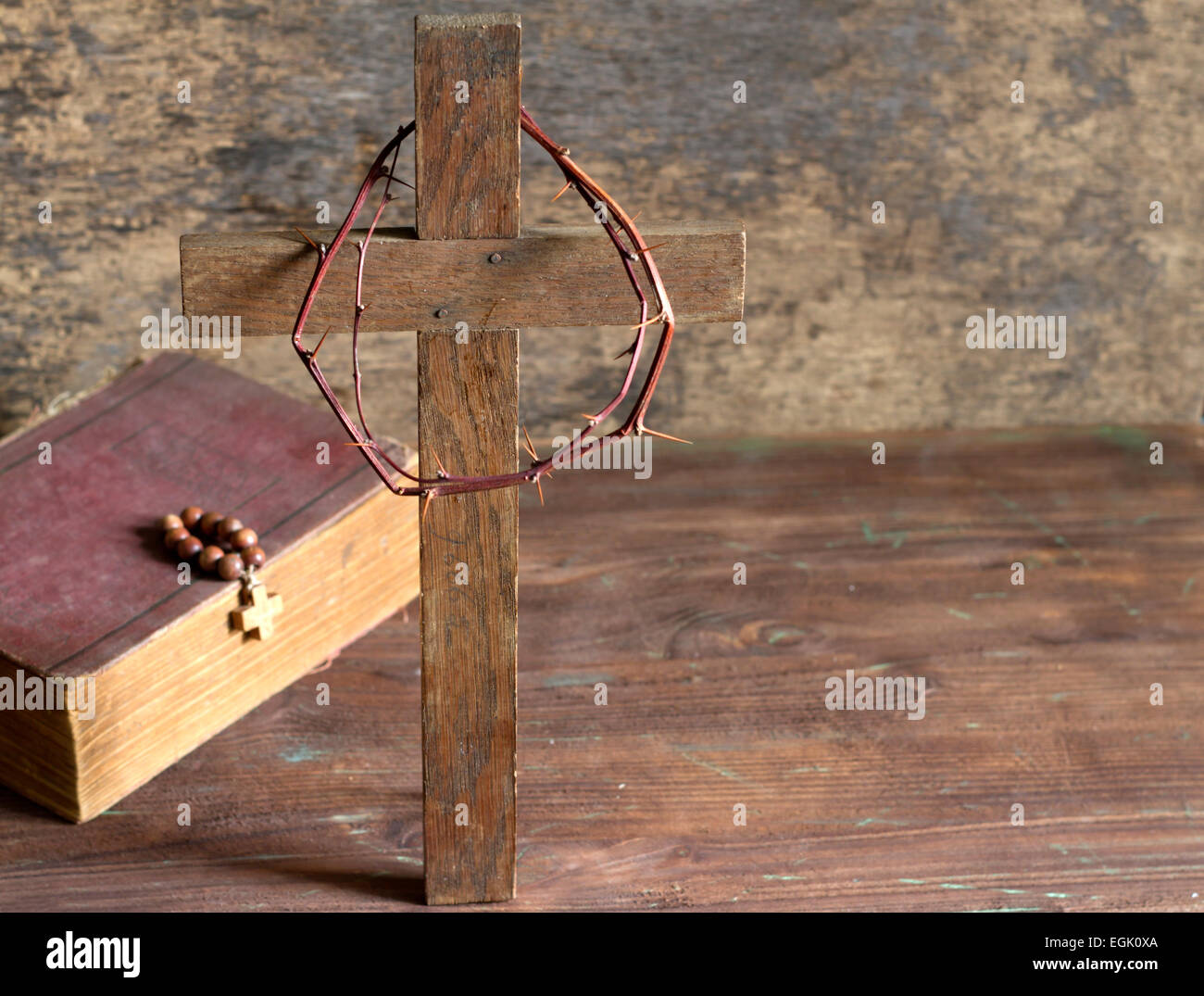 Couronne d'épines et la notion abstraite de la religion Banque D'Images