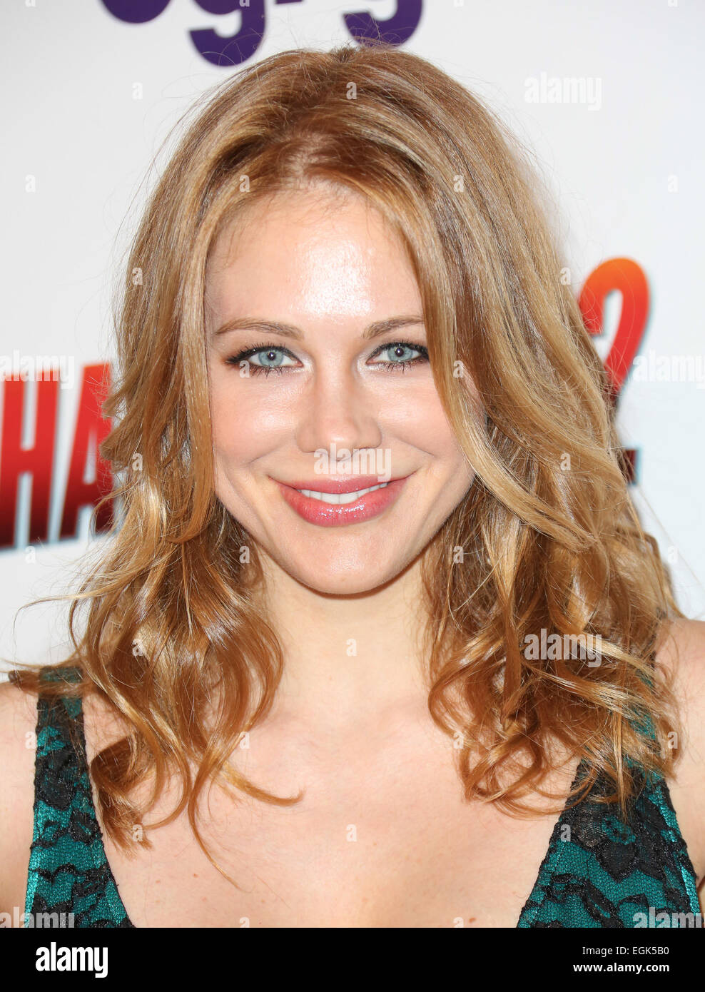 Sharknado 2 : Le Second' Los Angeles premiere à L.A. Théâtre vivant - Arrivées comprend : Maitland Ward Où : Los Angeles, California, United States Quand : 21 août 2014 Banque D'Images