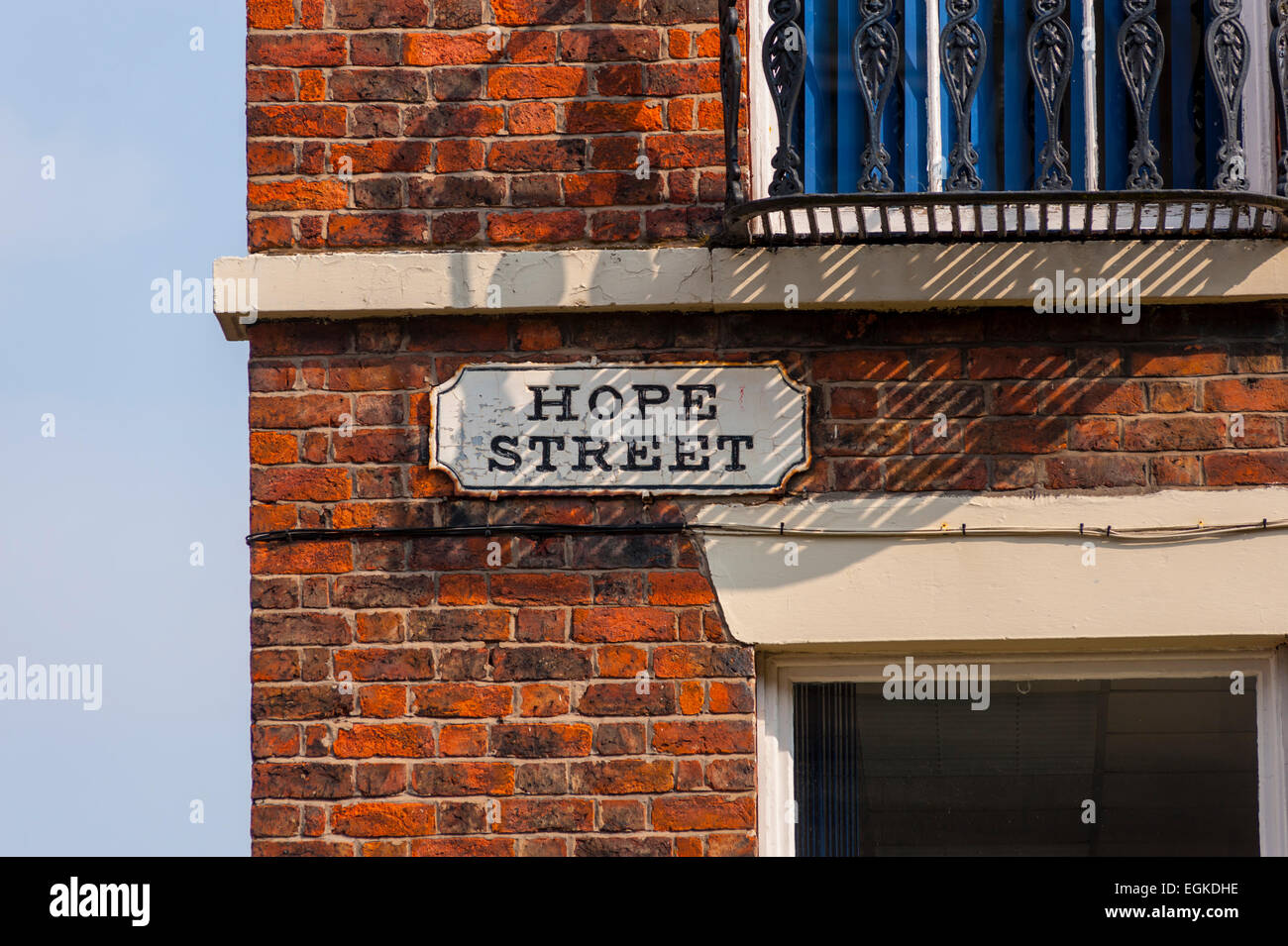Hope Street Liverpool. Banque D'Images