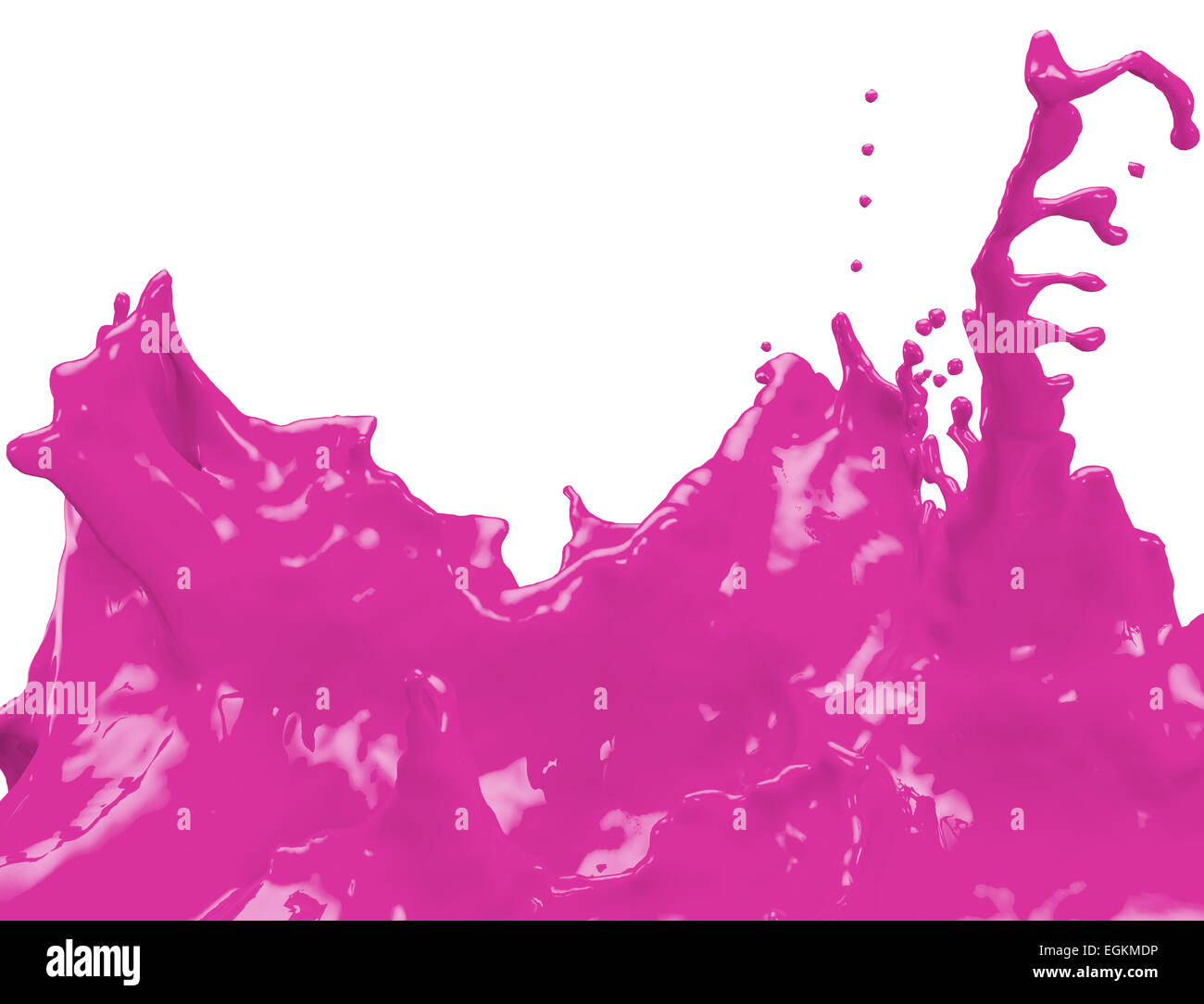 Hot Pink Paint Splatter Banque D'Images