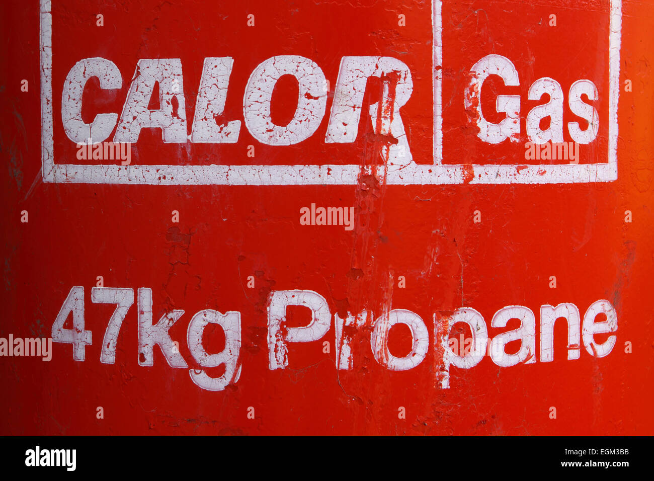 Calor Gas propane GPL grand 47 kg vérin gaz UK Banque D'Images