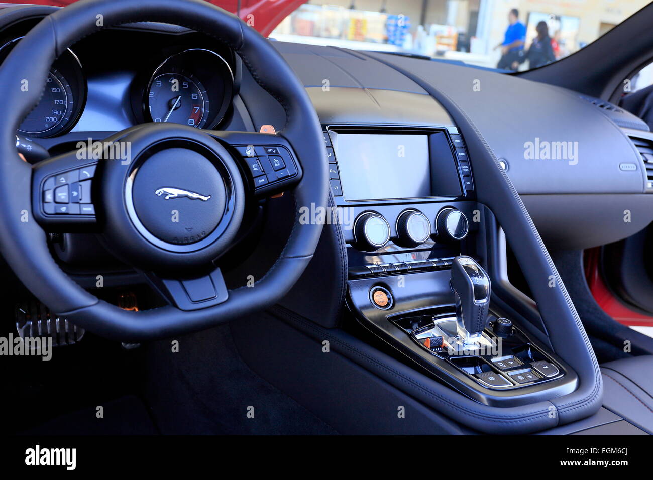 2016 Jaguar F-type V8 S voiture décapotable Banque D'Images