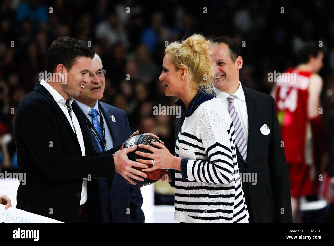 Elodie GOSSUIN - 22.02.2015 - Strasbourg/Le Mans - Leaders Cup Finale -Disneyland.Photo : Johnny Fidelin/Icon Sport Banque D'Images