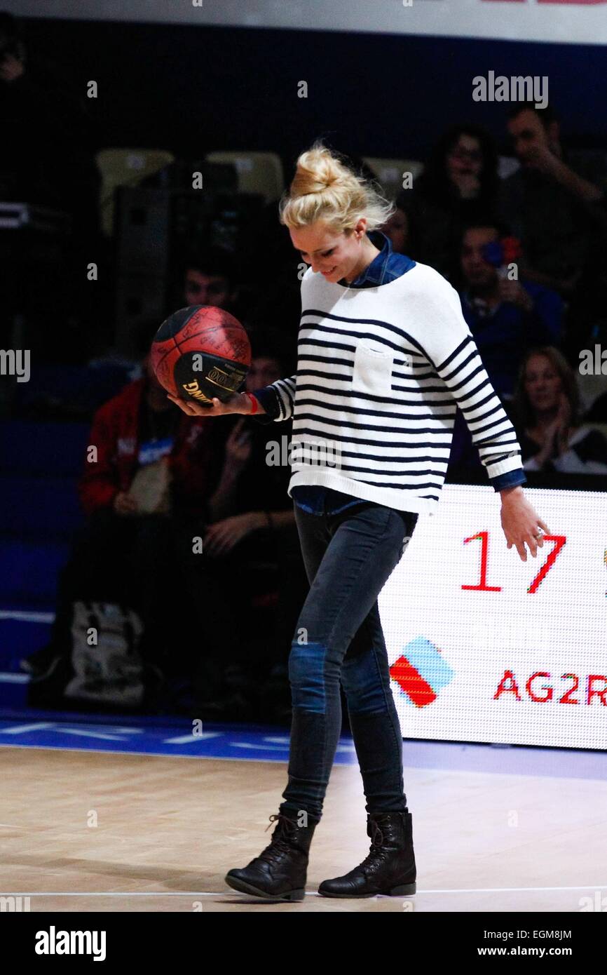 Elodie GOSSUIN - 22.02.2015 - Strasbourg/Le Mans - Leaders Cup Finale -Disneyland.Photo : Johnny Fidelin/Icon Sport Banque D'Images