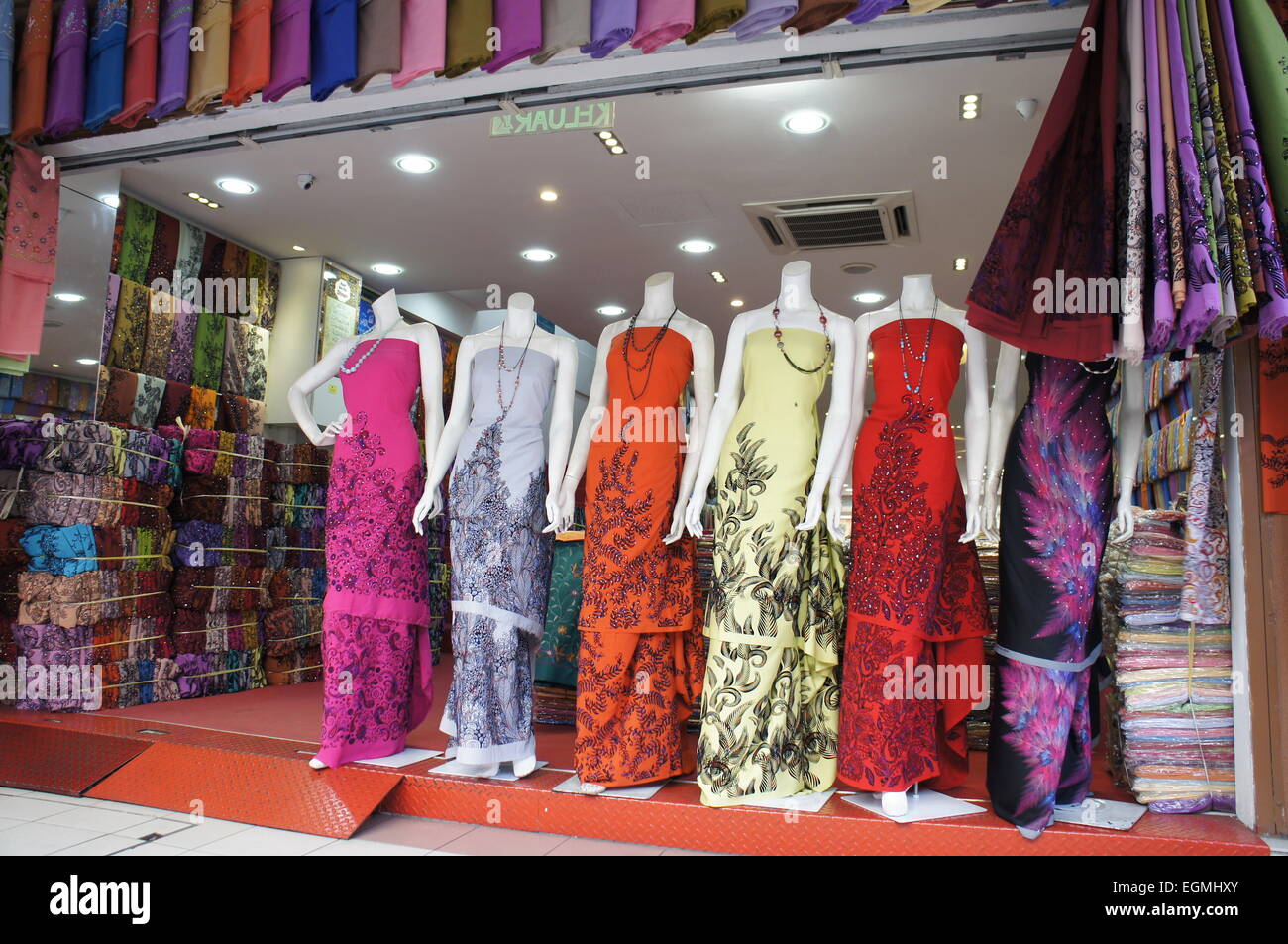 Robes traditionnels malais Banque D'Images