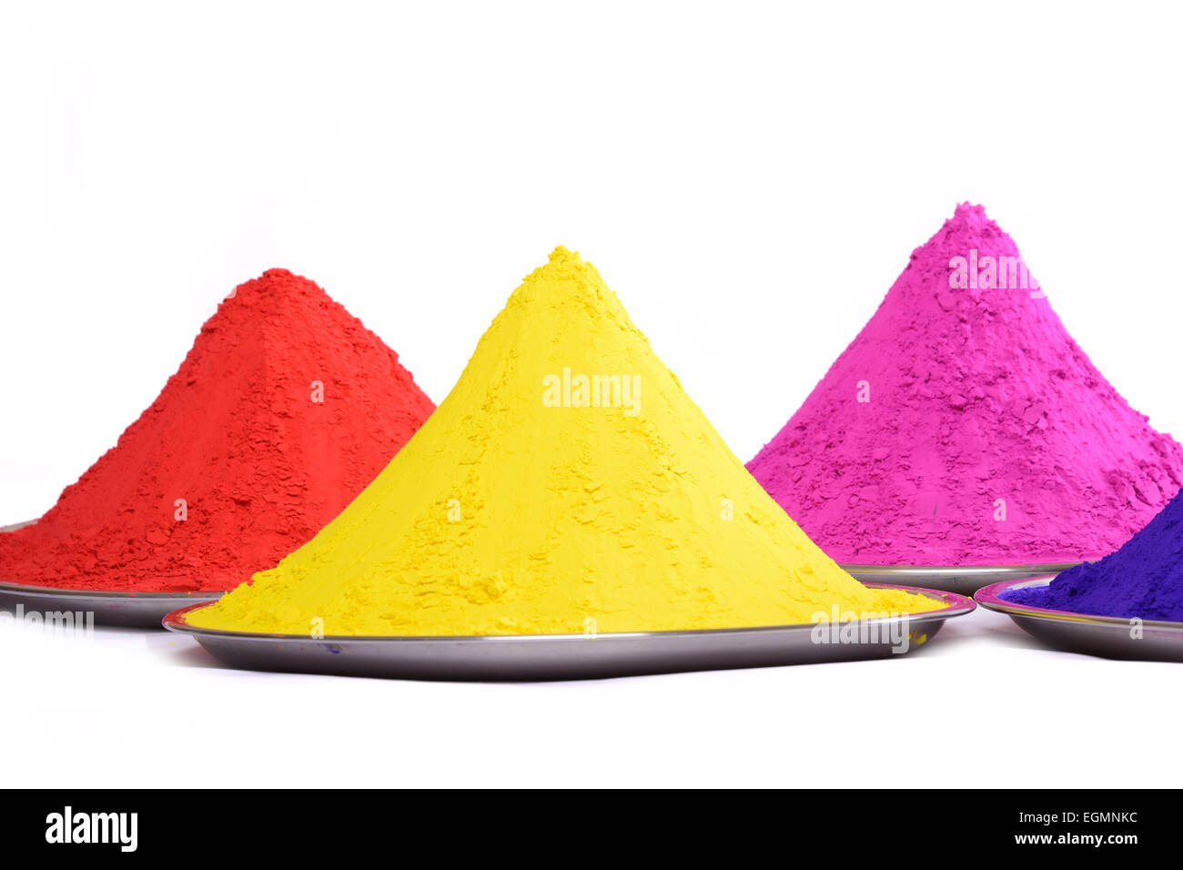 Tas de gulaal colorés Banque D'Images