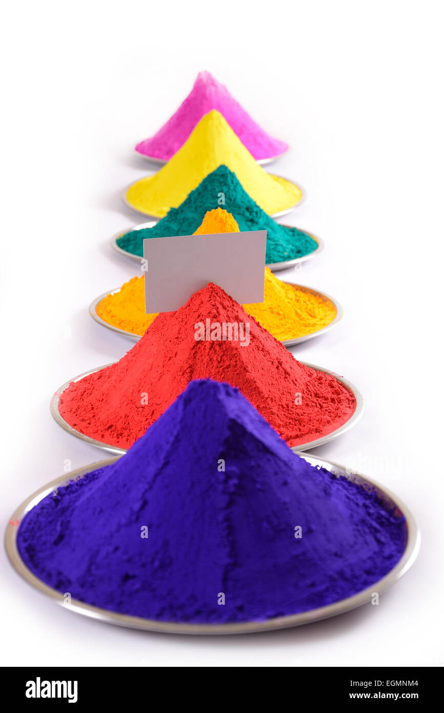 Tas de gulaal colorés avec étiquette de prix. Banque D'Images