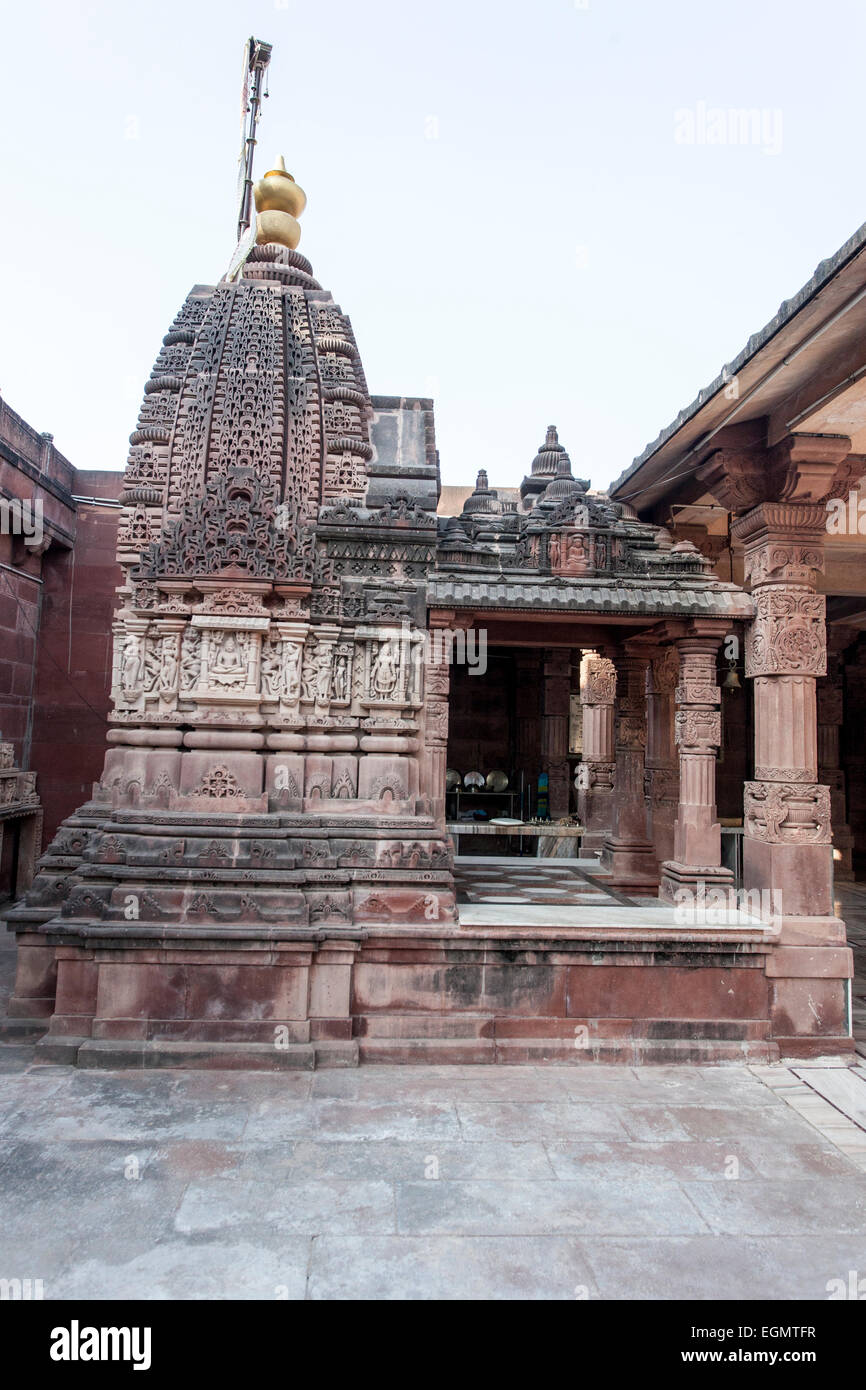 Abhaneri Harshat Mata Temple, Inde Banque D'Images