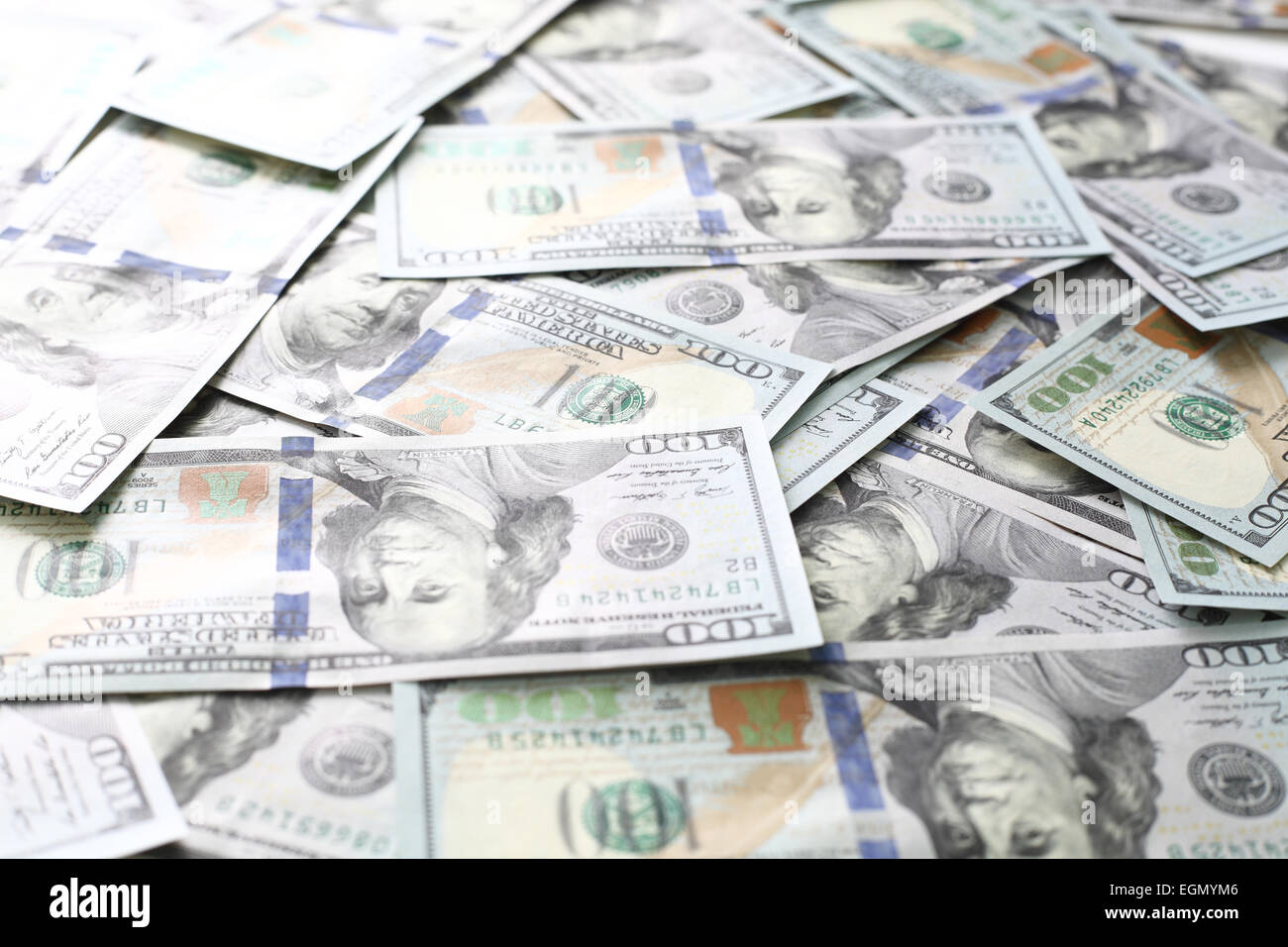 L'image de 100 dollars un billets Banque de photographies et d’images à ...