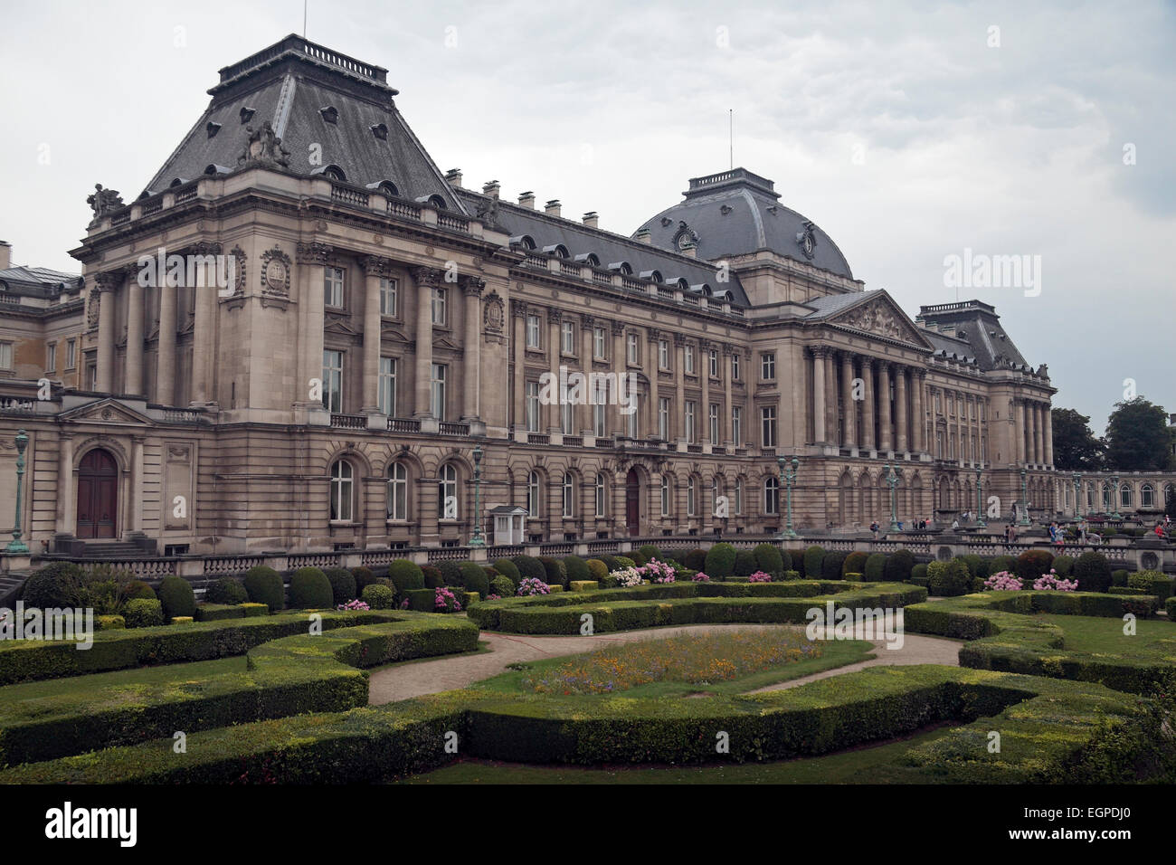 Le Palais Royal de Bruxelles sur l'image à Bruxelles, Belgique. Banque D'Images