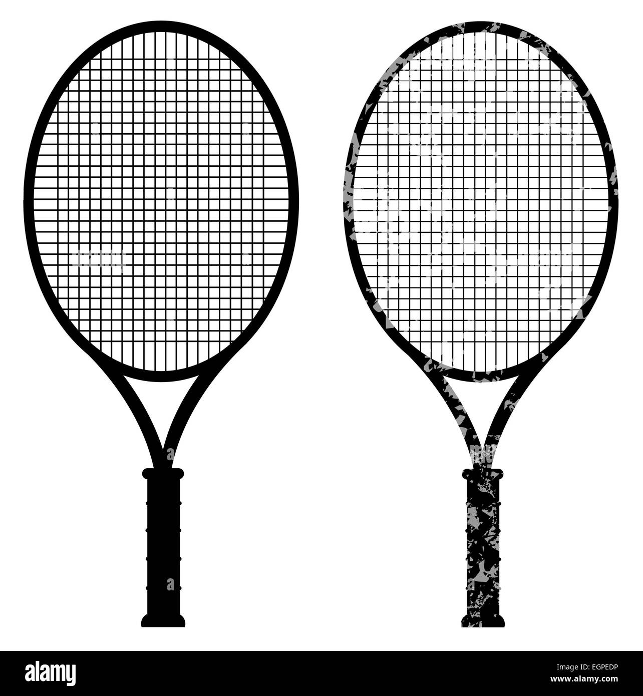 Raquette de tennis Banque D'Images
