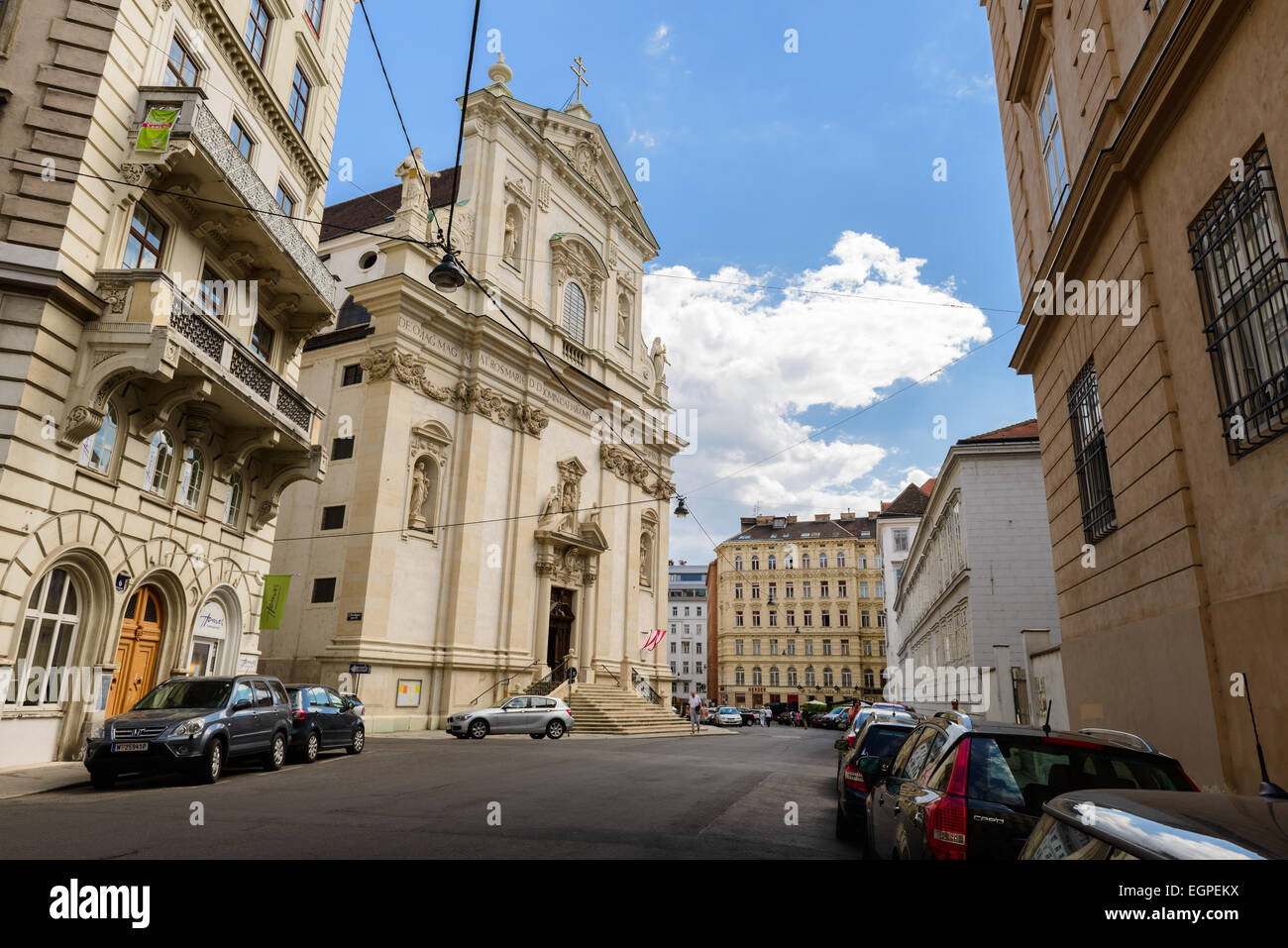 Dominican Church (Église de Saint Maria Rotunda) à Vienne, Autriche Banque D'Images