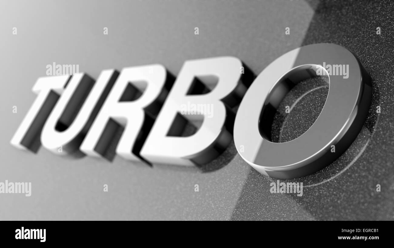 Turbo sign Banque d'images noir et blanc - Alamy