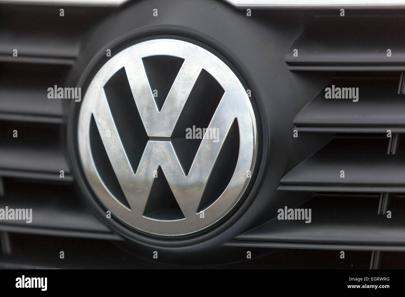 Logo voiture Volkswagen VW sign Banque D'Images