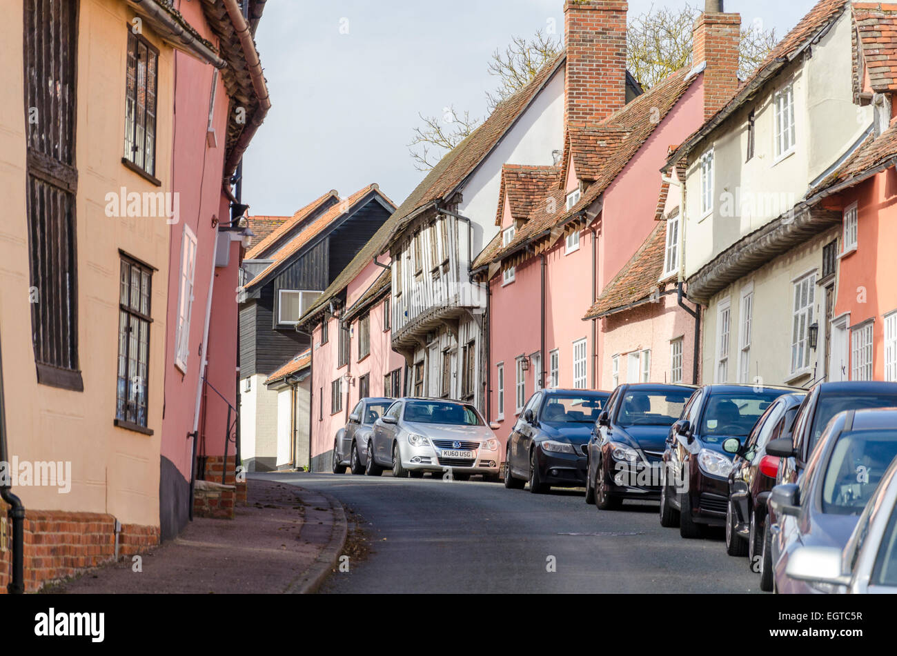 Lavenham, Sudbury, Suffolk, UK Banque D'Images