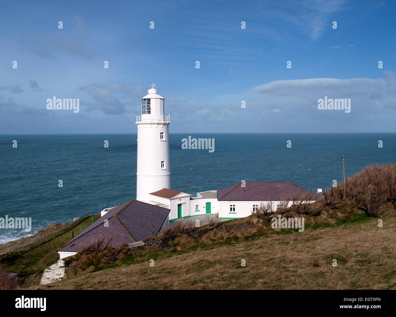 Trevose Head Lighthouse, Cornwall, UK Banque D'Images