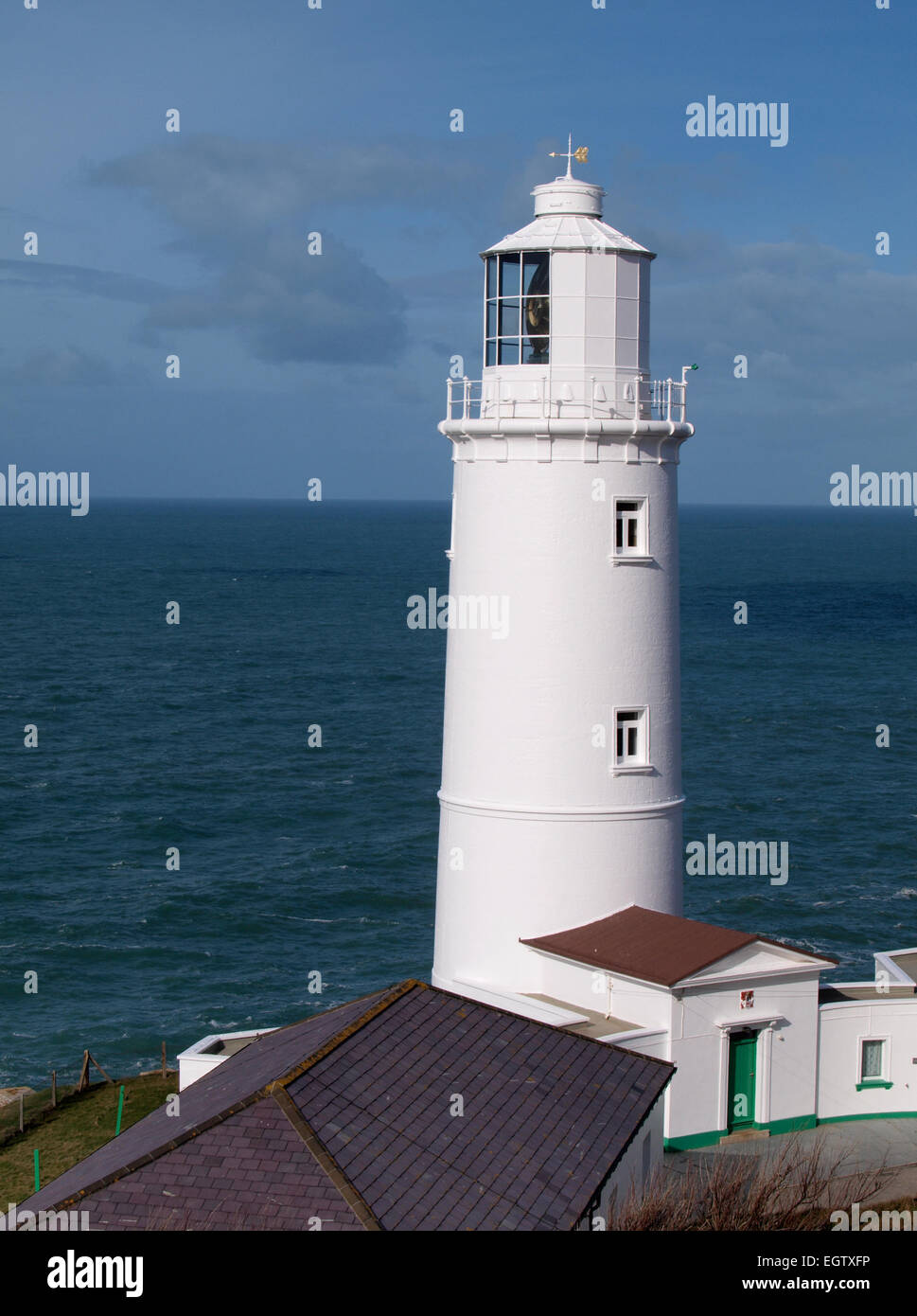 Trevose Head Lighthouse, Cornwall, UK Banque D'Images