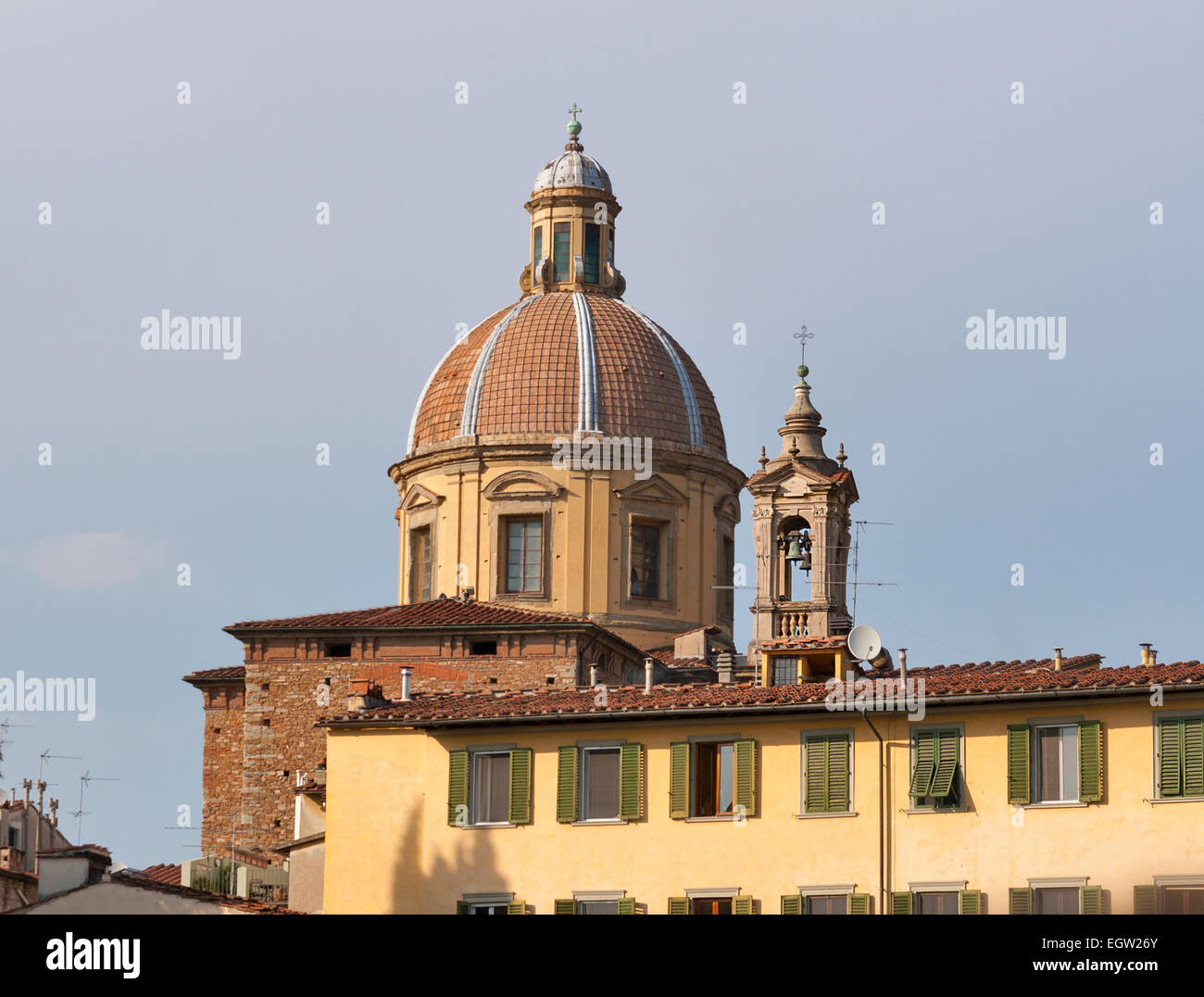 San Frediano in Cestello, une église à la section de l'Oltrarno de Florence. La toscane, italie. Banque D'Images